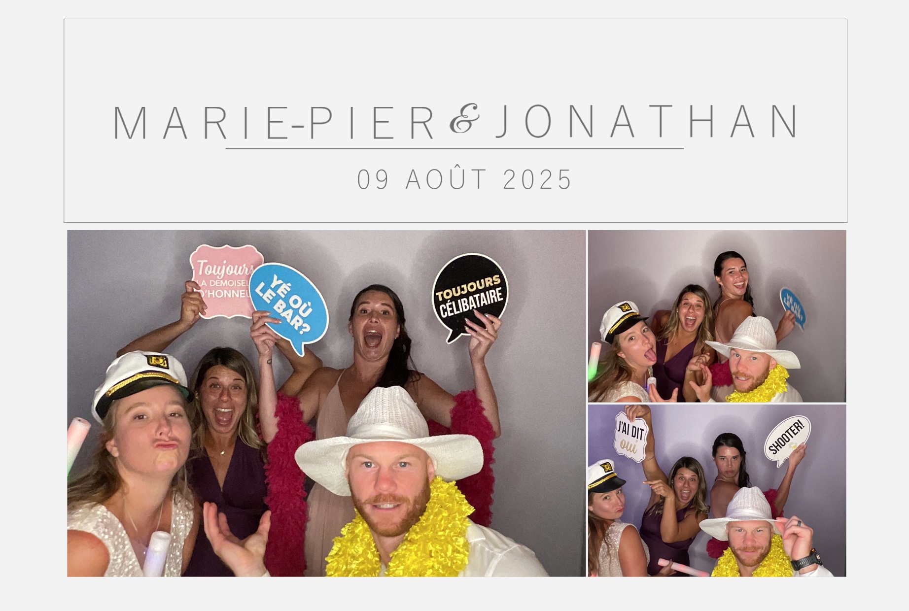 Mariage Marie-Pier et Jonathan  | View more photos from the event at album.pbooth.red/u/Photobooth-RED/Mariage-Marie-Pier-et-Jonathan