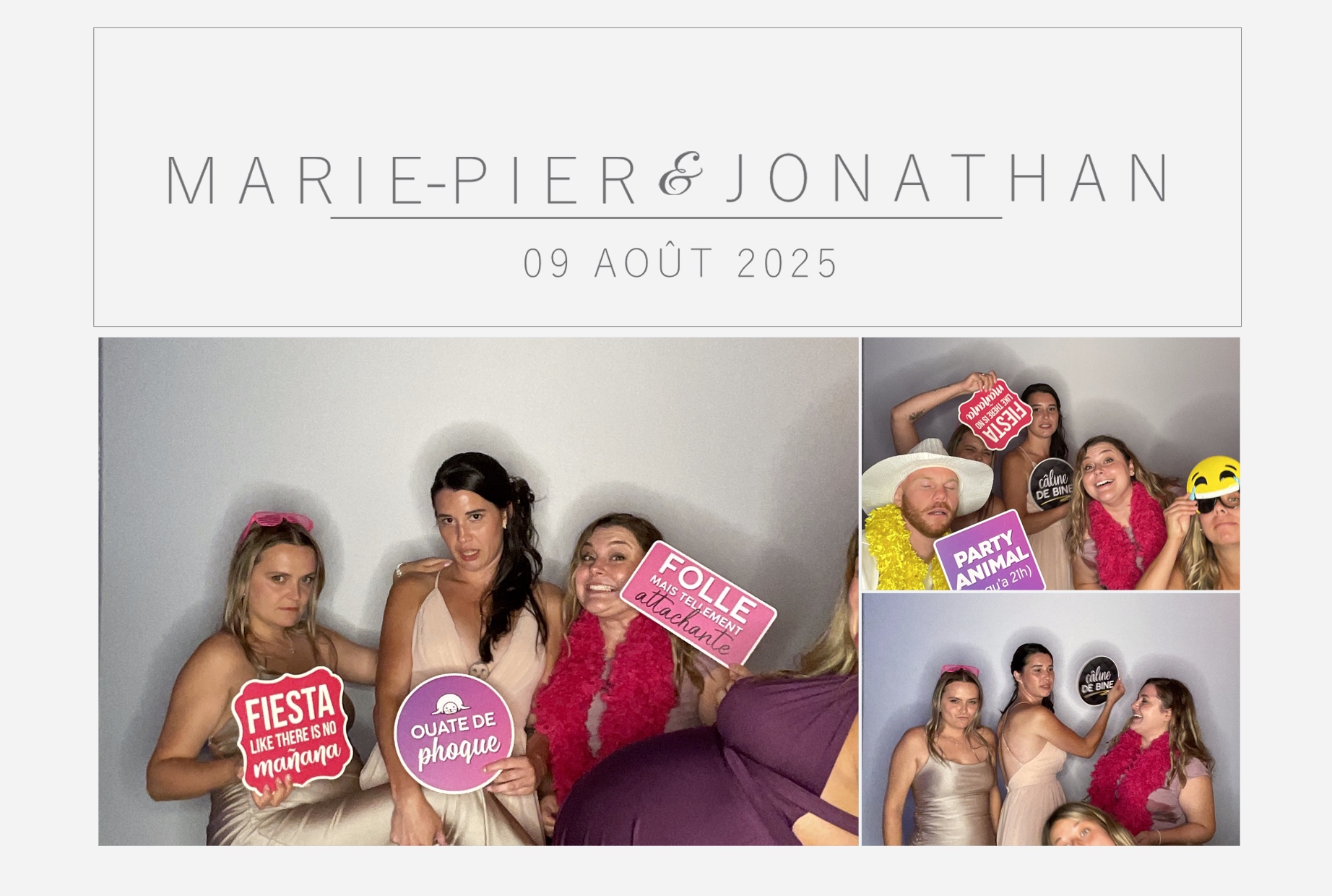 Mariage Marie-Pier et Jonathan  | View more photos from the event at album.pbooth.red/u/Photobooth-RED/Mariage-Marie-Pier-et-Jonathan