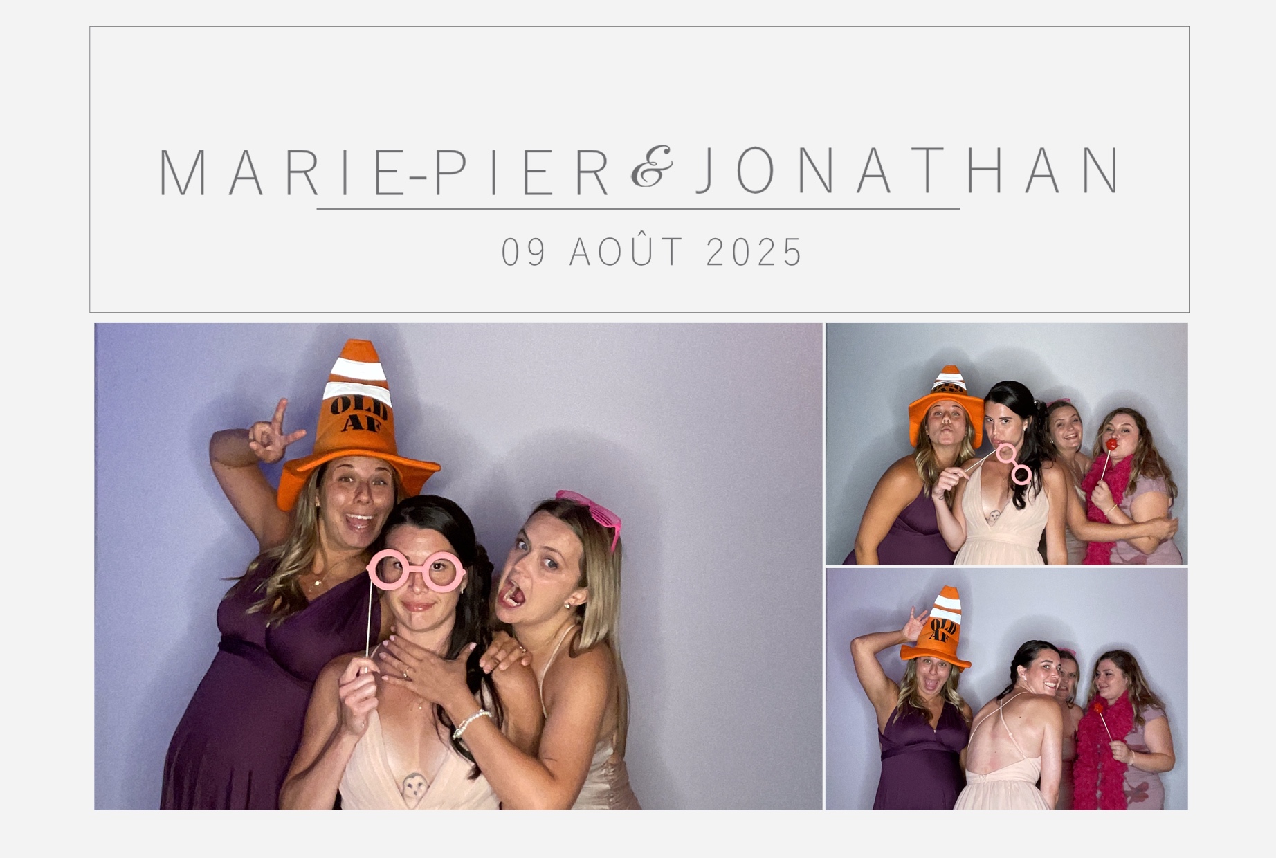 Mariage Marie-Pier et Jonathan  | View more photos from the event at album.pbooth.red/u/Photobooth-RED/Mariage-Marie-Pier-et-Jonathan