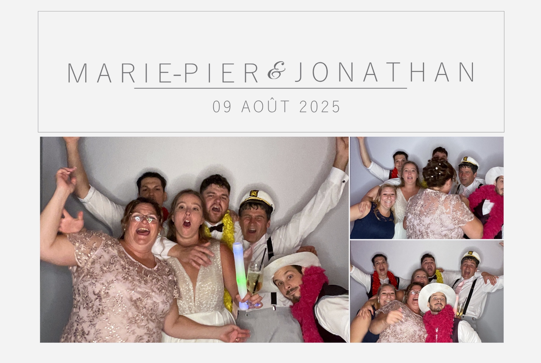 Mariage Marie-Pier et Jonathan  | View more photos from the event at album.pbooth.red/u/Photobooth-RED/Mariage-Marie-Pier-et-Jonathan