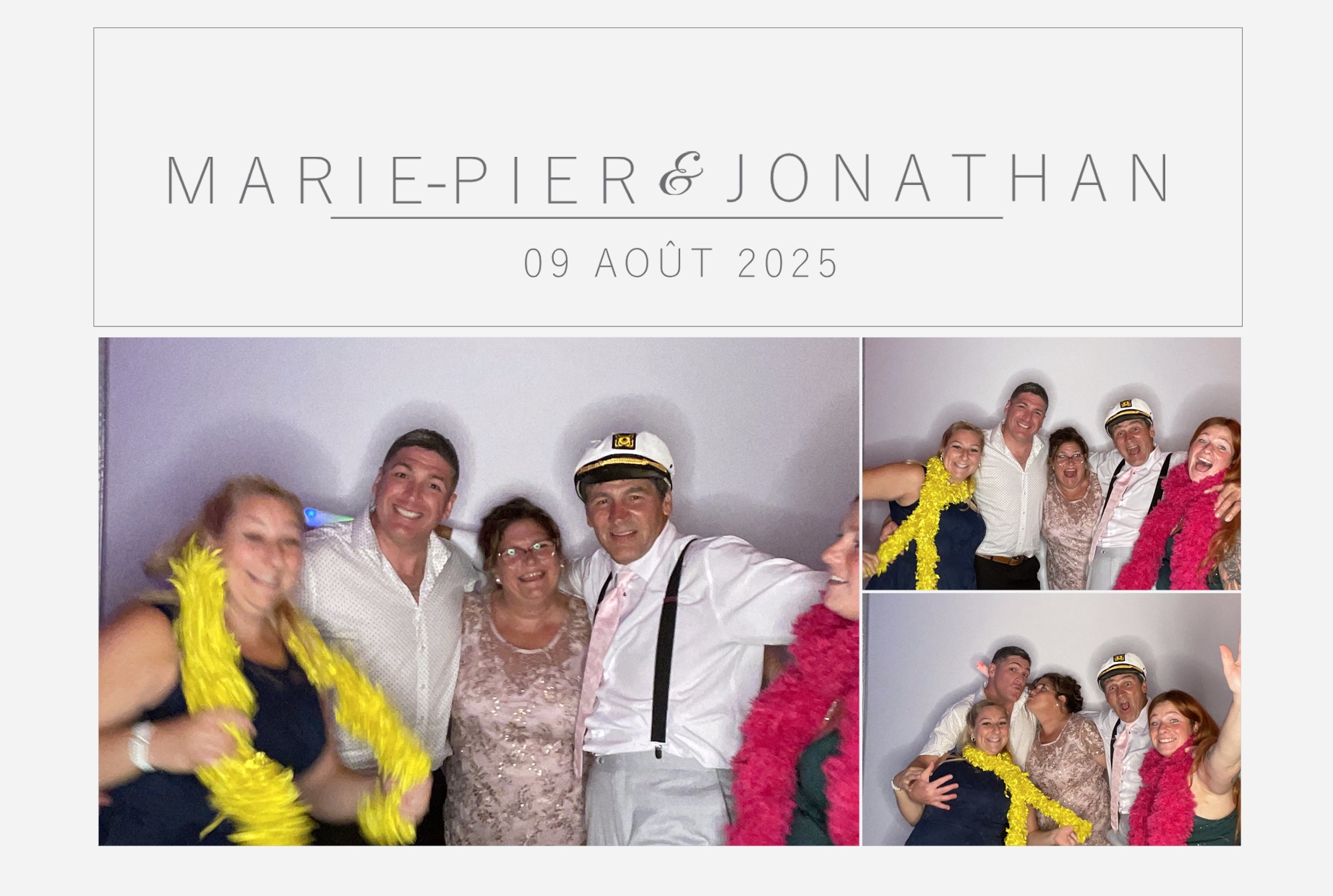 Mariage Marie-Pier et Jonathan  | View more photos from the event at album.pbooth.red/u/Photobooth-RED/Mariage-Marie-Pier-et-Jonathan