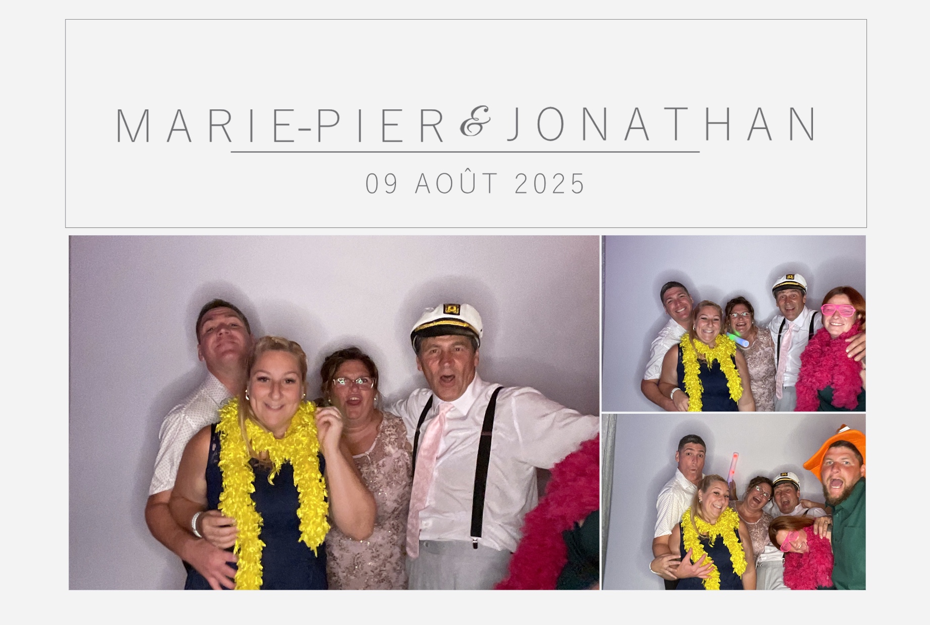 Mariage Marie-Pier et Jonathan  | View more photos from the event at album.pbooth.red/u/Photobooth-RED/Mariage-Marie-Pier-et-Jonathan