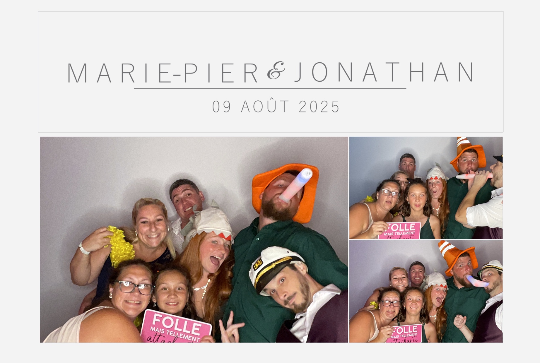 Mariage Marie-Pier et Jonathan  | View more photos from the event at album.pbooth.red/u/Photobooth-RED/Mariage-Marie-Pier-et-Jonathan