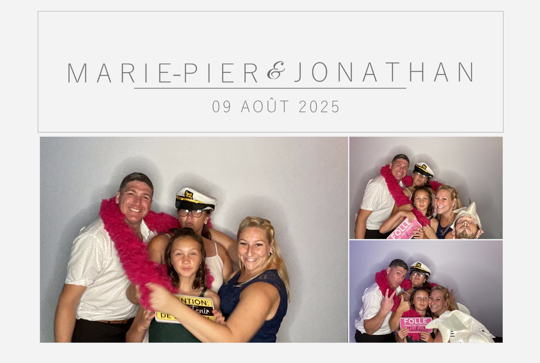 Mariage Marie-Pier et Jonathan  | View more photos from the event at album.pbooth.red/u/Photobooth-RED/Mariage-Marie-Pier-et-Jonathan