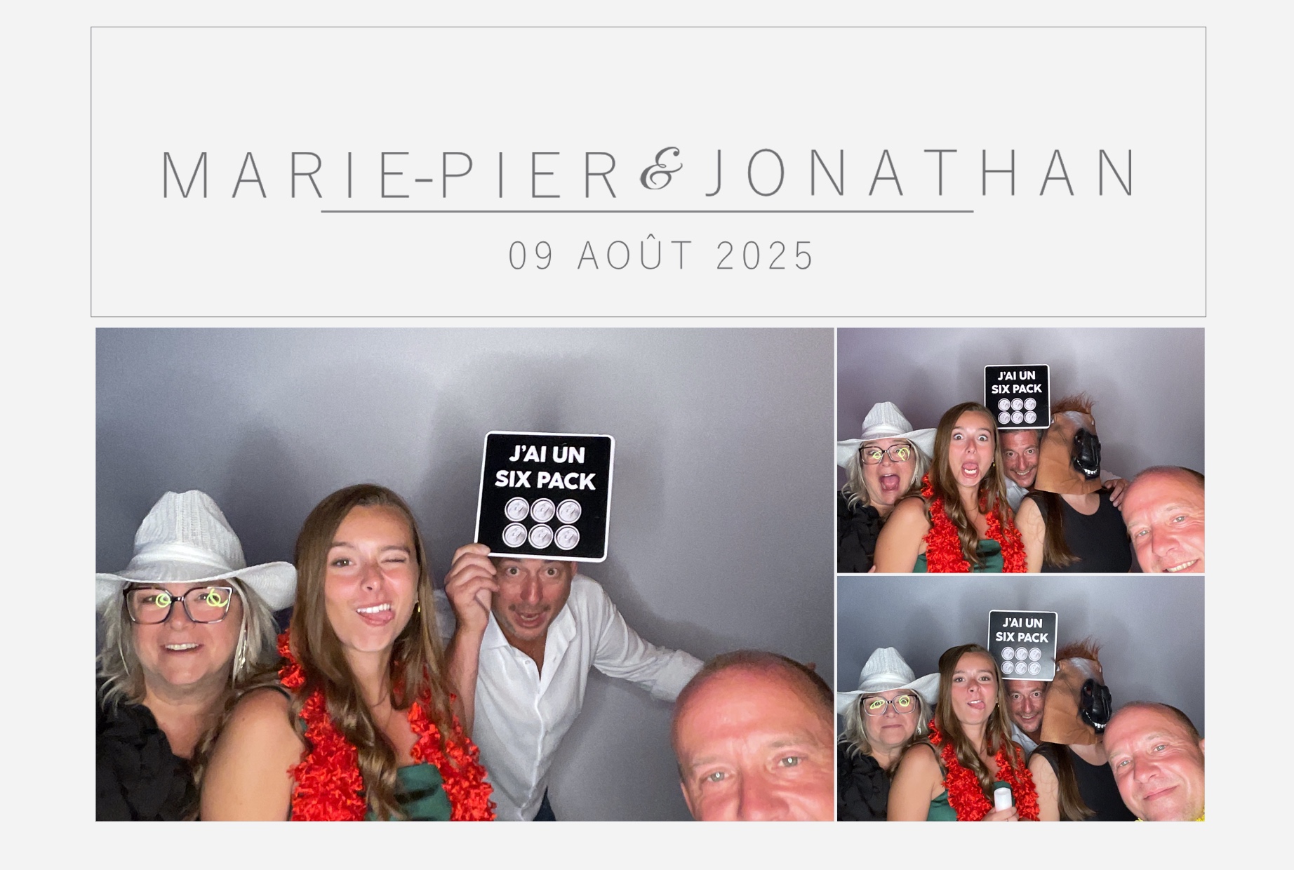 Mariage Marie-Pier et Jonathan  | View more photos from the event at album.pbooth.red/u/Photobooth-RED/Mariage-Marie-Pier-et-Jonathan