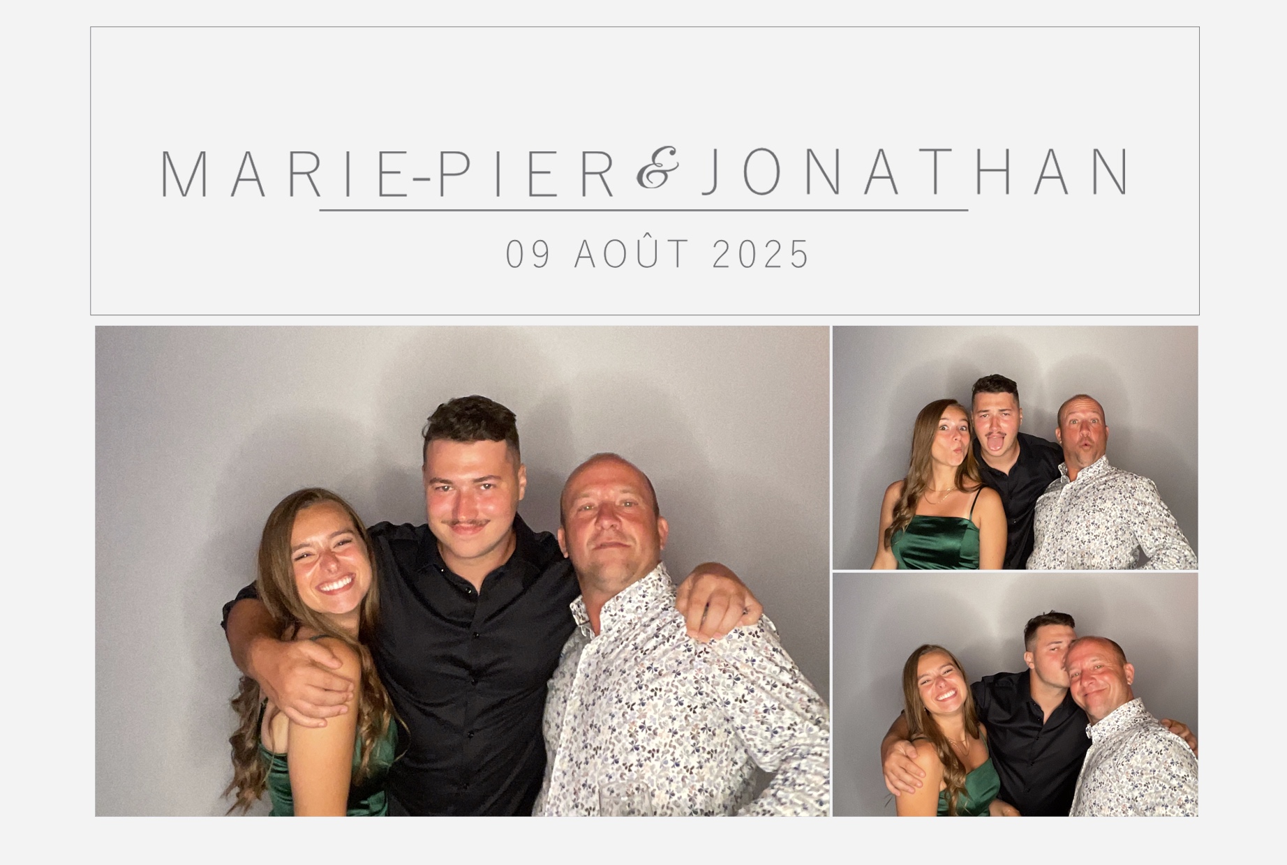 Mariage Marie-Pier et Jonathan  | View more photos from the event at album.pbooth.red/u/Photobooth-RED/Mariage-Marie-Pier-et-Jonathan