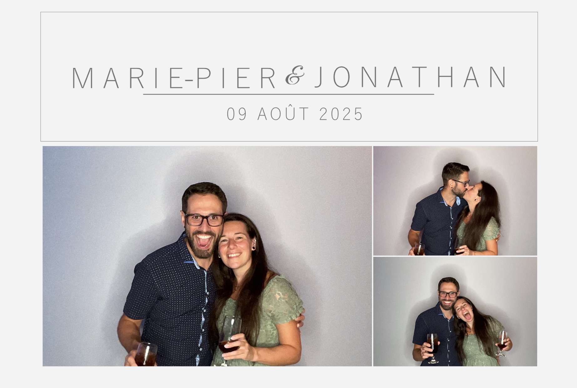 Mariage Marie-Pier et Jonathan  | View more photos from the event at album.pbooth.red/u/Photobooth-RED/Mariage-Marie-Pier-et-Jonathan