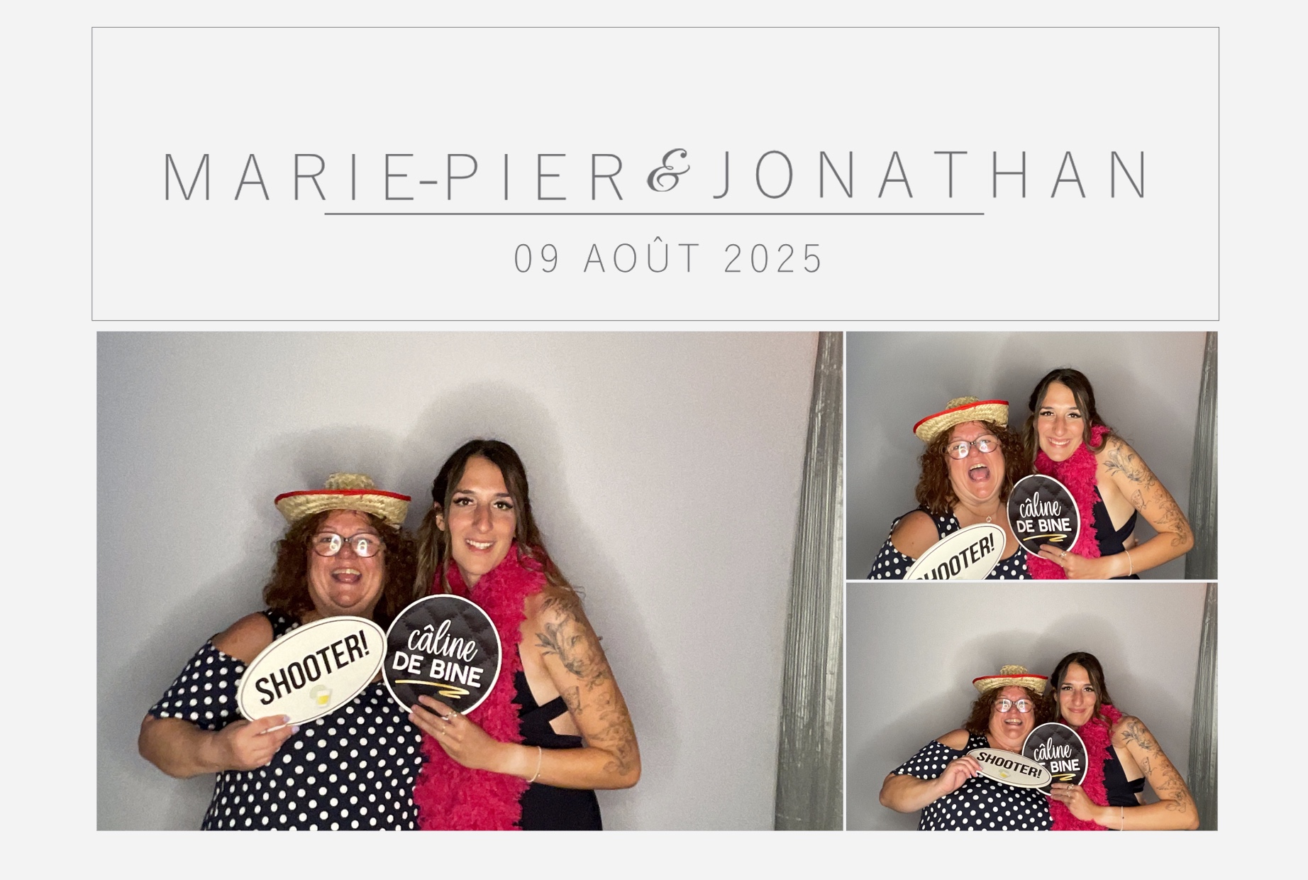 Mariage Marie-Pier et Jonathan  | View more photos from the event at album.pbooth.red/u/Photobooth-RED/Mariage-Marie-Pier-et-Jonathan