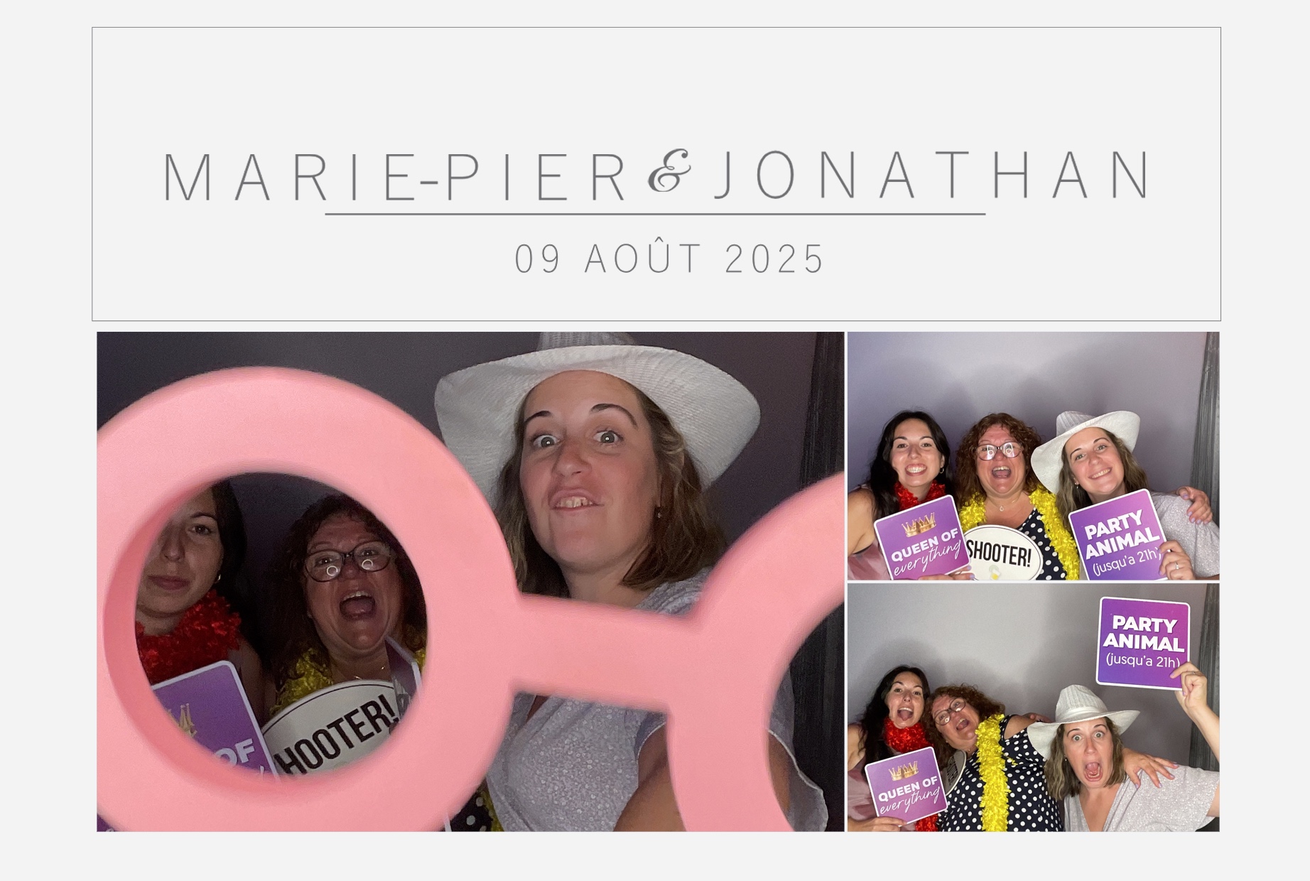 Mariage Marie-Pier et Jonathan  | View more photos from the event at album.pbooth.red/u/Photobooth-RED/Mariage-Marie-Pier-et-Jonathan