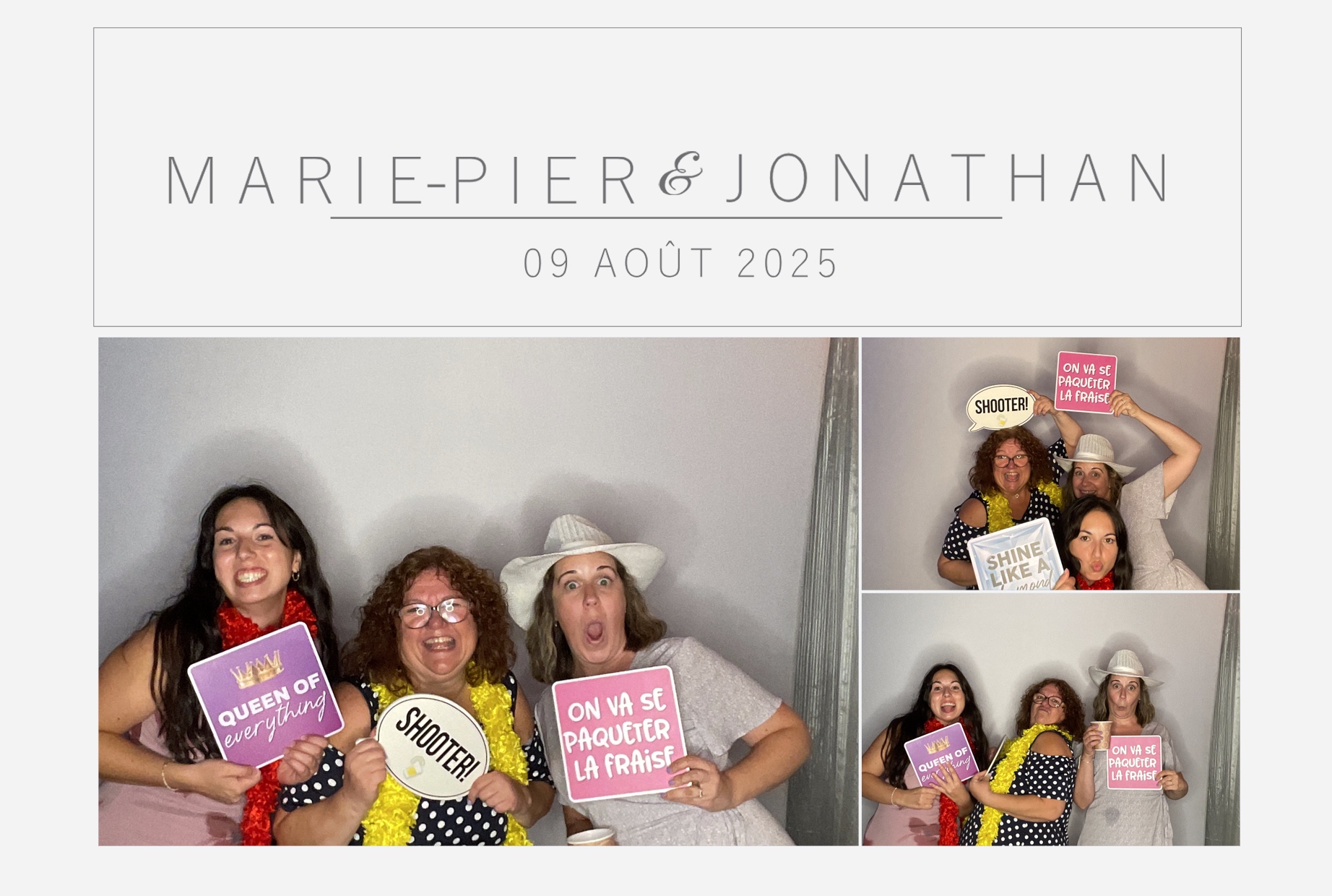 Mariage Marie-Pier et Jonathan  | View more photos from the event at album.pbooth.red/u/Photobooth-RED/Mariage-Marie-Pier-et-Jonathan