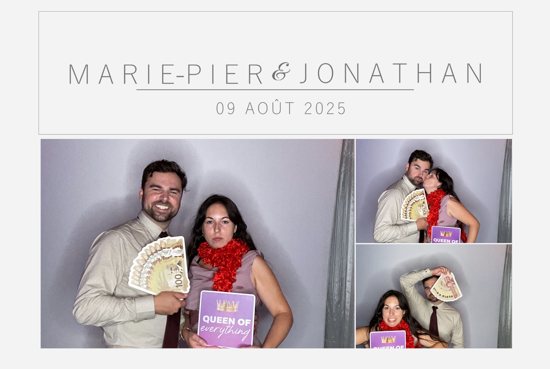 Mariage Marie-Pier et Jonathan  | View more photos from the event at album.pbooth.red/u/Photobooth-RED/Mariage-Marie-Pier-et-Jonathan