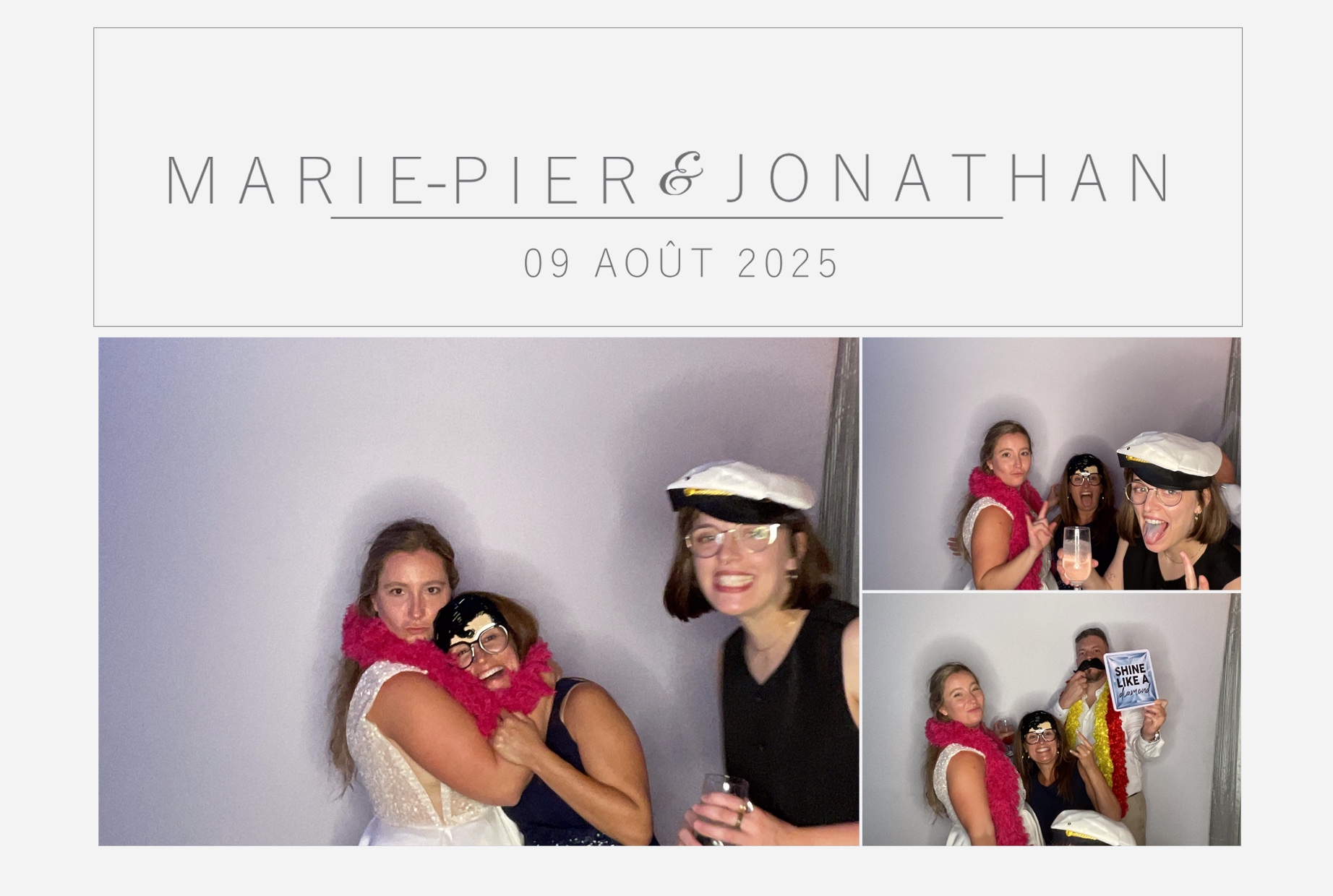 Mariage Marie-Pier et Jonathan  | View more photos from the event at album.pbooth.red/u/Photobooth-RED/Mariage-Marie-Pier-et-Jonathan