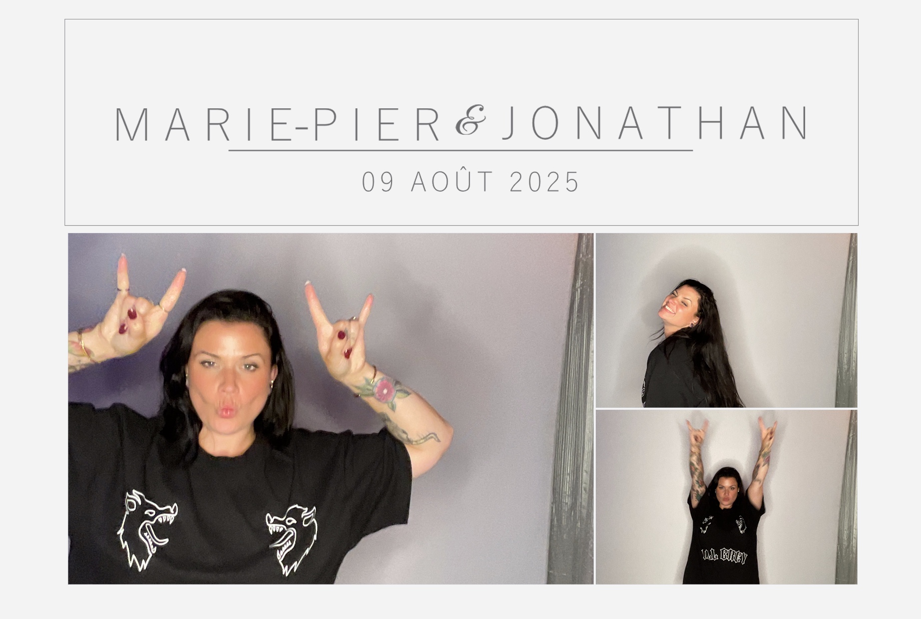 Mariage Marie-Pier et Jonathan  | View more photos from the event at album.pbooth.red/u/Photobooth-RED/Mariage-Marie-Pier-et-Jonathan