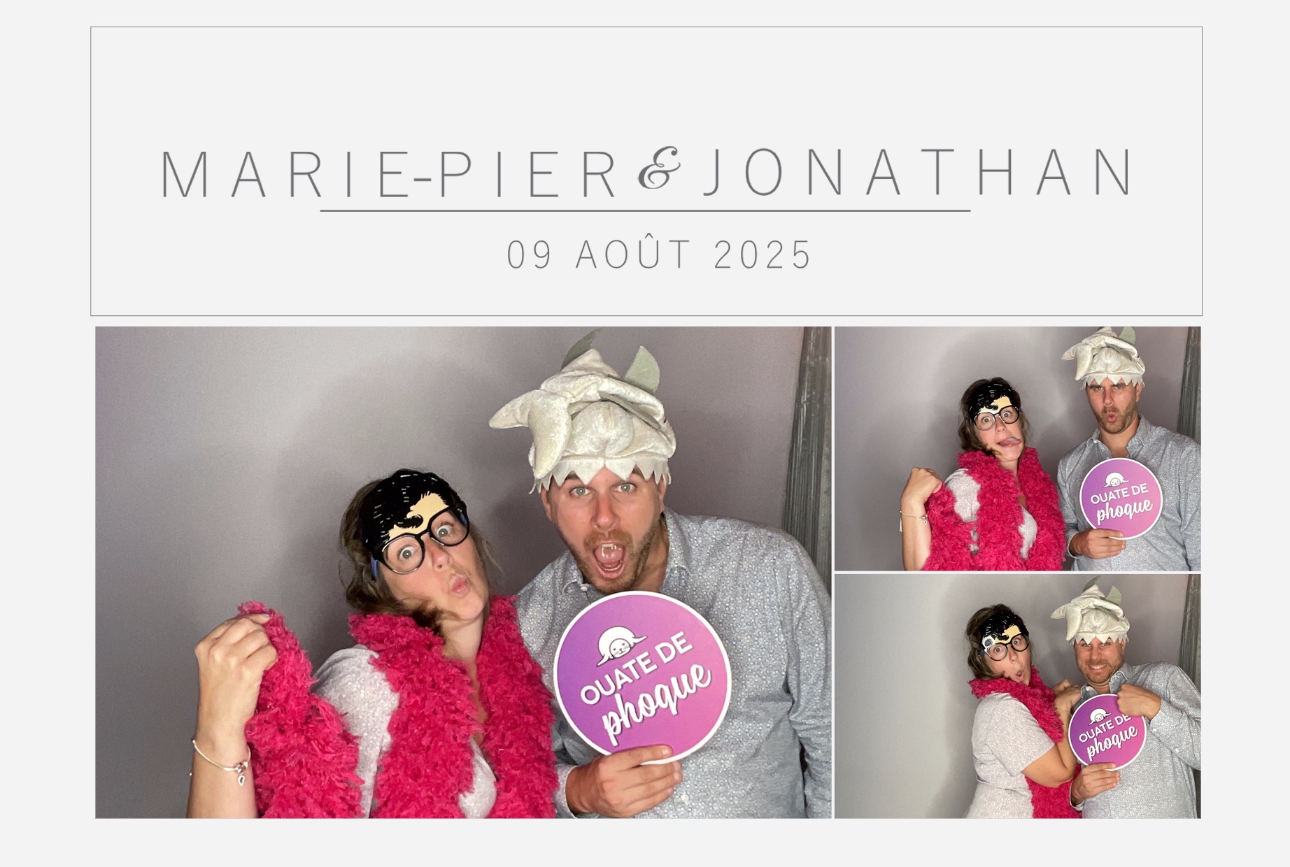 Mariage Marie-Pier et Jonathan  | View more photos from the event at album.pbooth.red/u/Photobooth-RED/Mariage-Marie-Pier-et-Jonathan