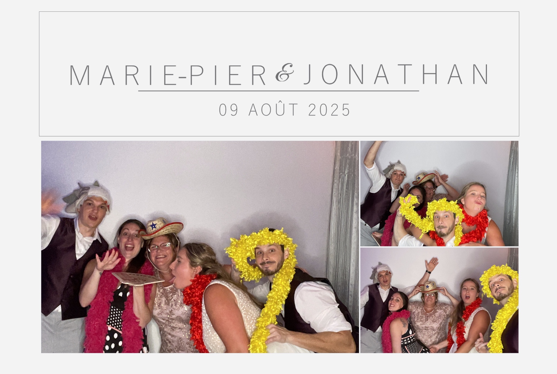 Mariage Marie-Pier et Jonathan  | View more photos from the event at album.pbooth.red/u/Photobooth-RED/Mariage-Marie-Pier-et-Jonathan