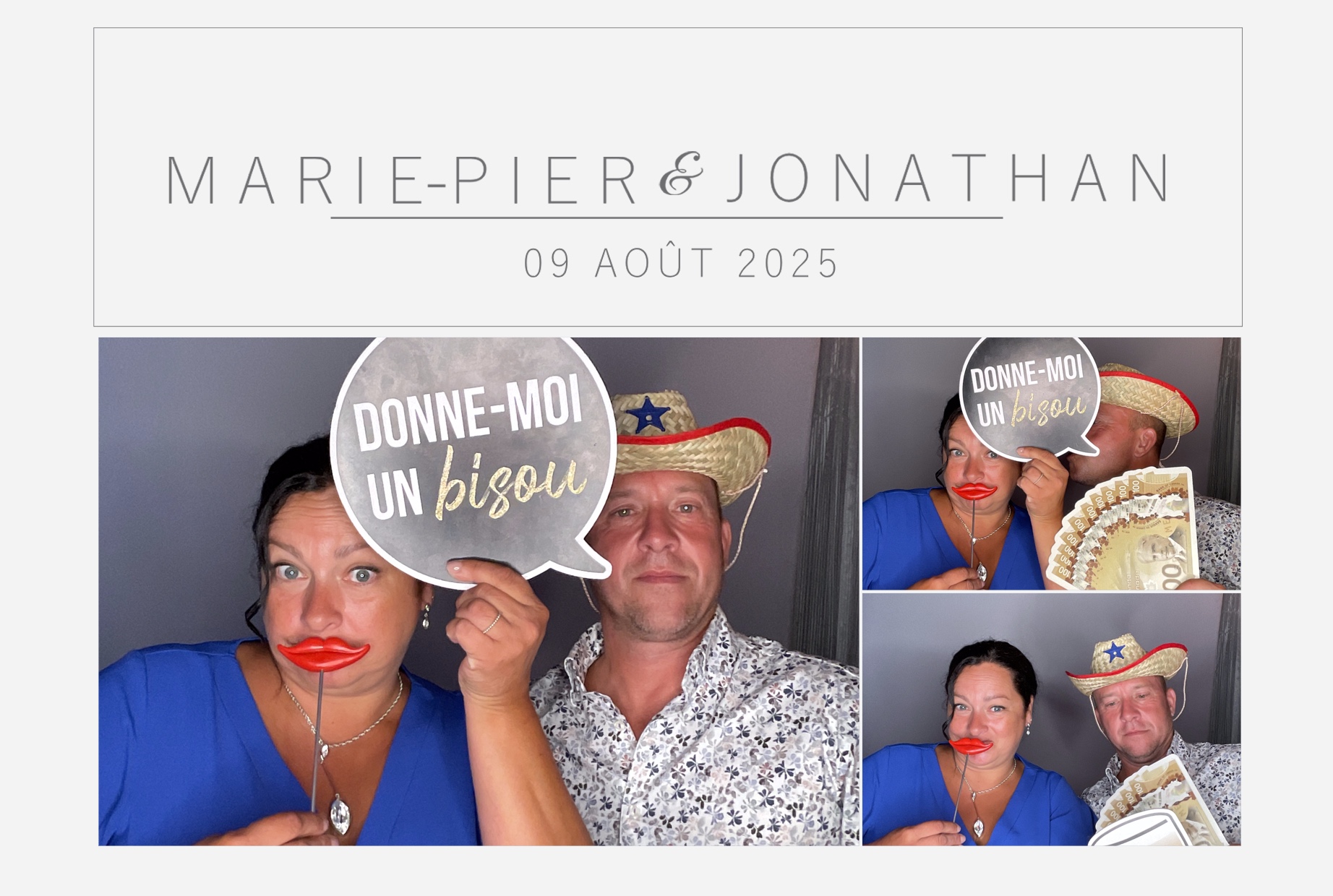 Mariage Marie-Pier et Jonathan  | View more photos from the event at album.pbooth.red/u/Photobooth-RED/Mariage-Marie-Pier-et-Jonathan