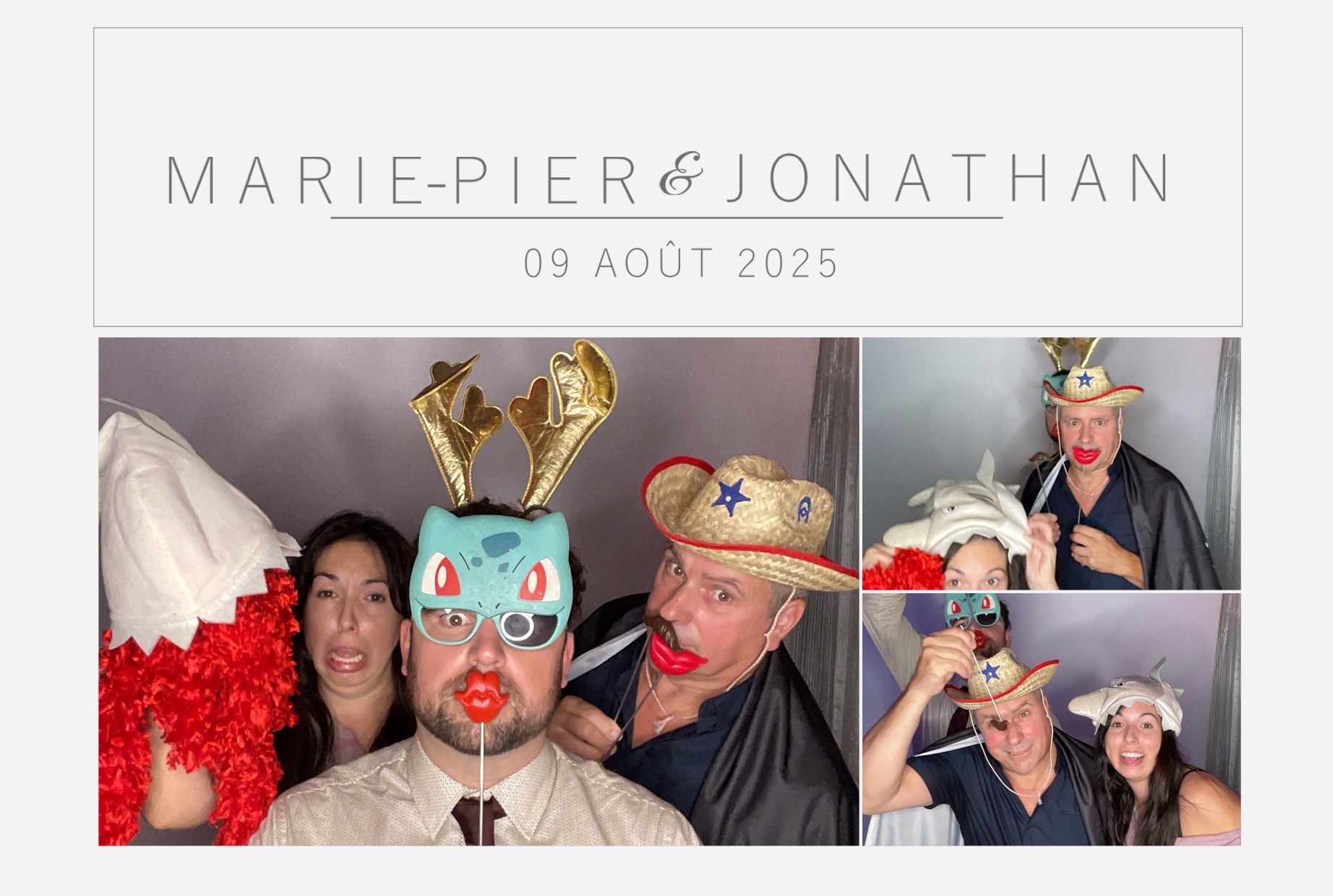 Mariage Marie-Pier et Jonathan  | View more photos from the event at album.pbooth.red/u/Photobooth-RED/Mariage-Marie-Pier-et-Jonathan