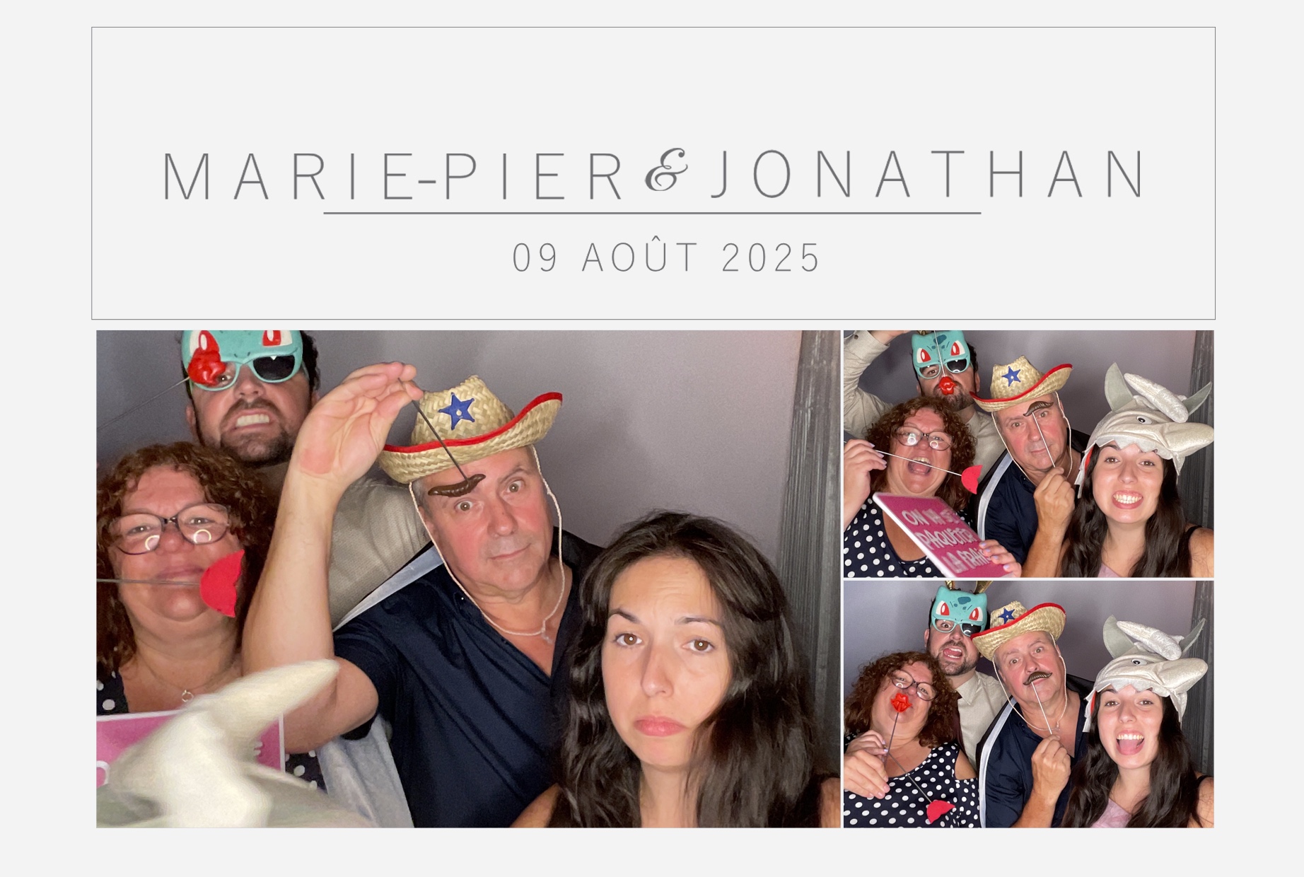 Mariage Marie-Pier et Jonathan  | View more photos from the event at album.pbooth.red/u/Photobooth-RED/Mariage-Marie-Pier-et-Jonathan