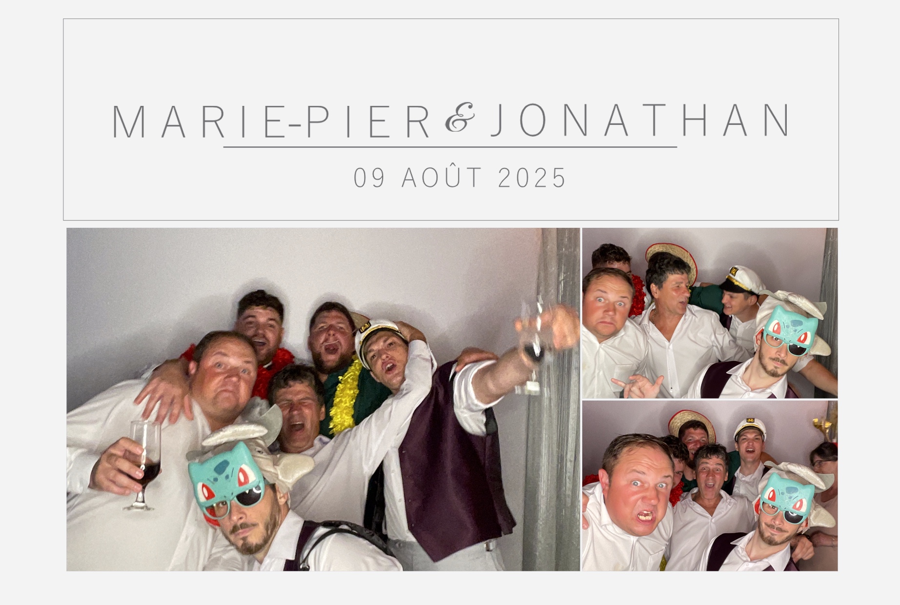 Mariage Marie-Pier et Jonathan  | View more photos from the event at album.pbooth.red/u/Photobooth-RED/Mariage-Marie-Pier-et-Jonathan