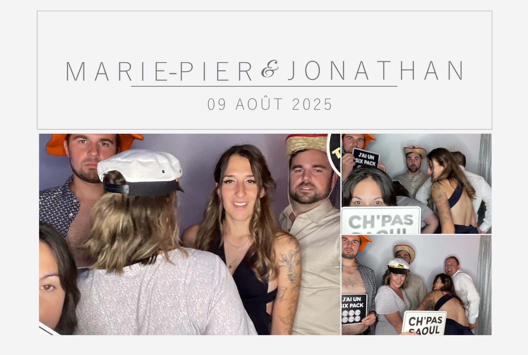 Mariage Marie-Pier et Jonathan  | View more photos from the event at album.pbooth.red/u/Photobooth-RED/Mariage-Marie-Pier-et-Jonathan