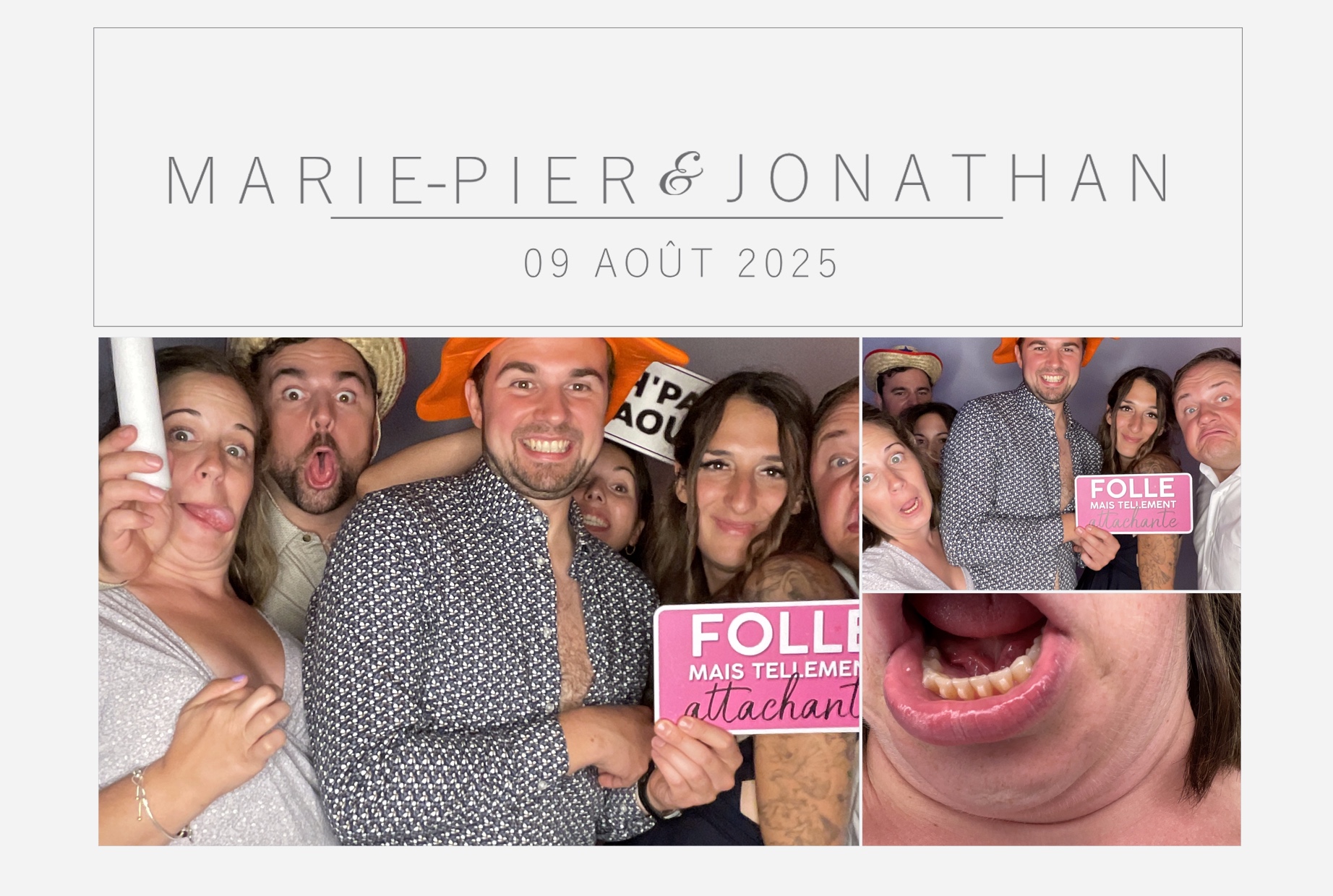 Mariage Marie-Pier et Jonathan  | View more photos from the event at album.pbooth.red/u/Photobooth-RED/Mariage-Marie-Pier-et-Jonathan