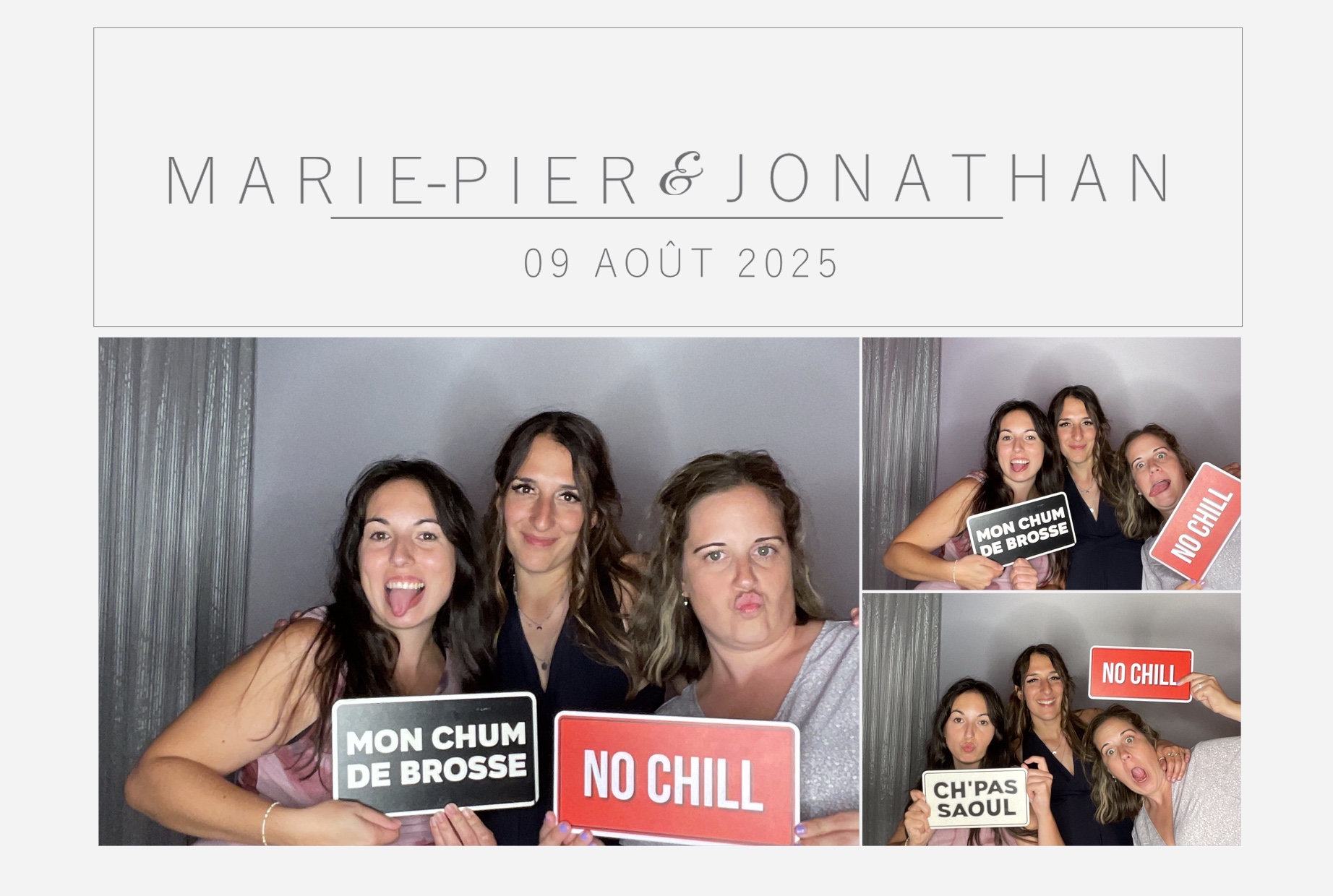 Mariage Marie-Pier et Jonathan  | View more photos from the event at album.pbooth.red/u/Photobooth-RED/Mariage-Marie-Pier-et-Jonathan