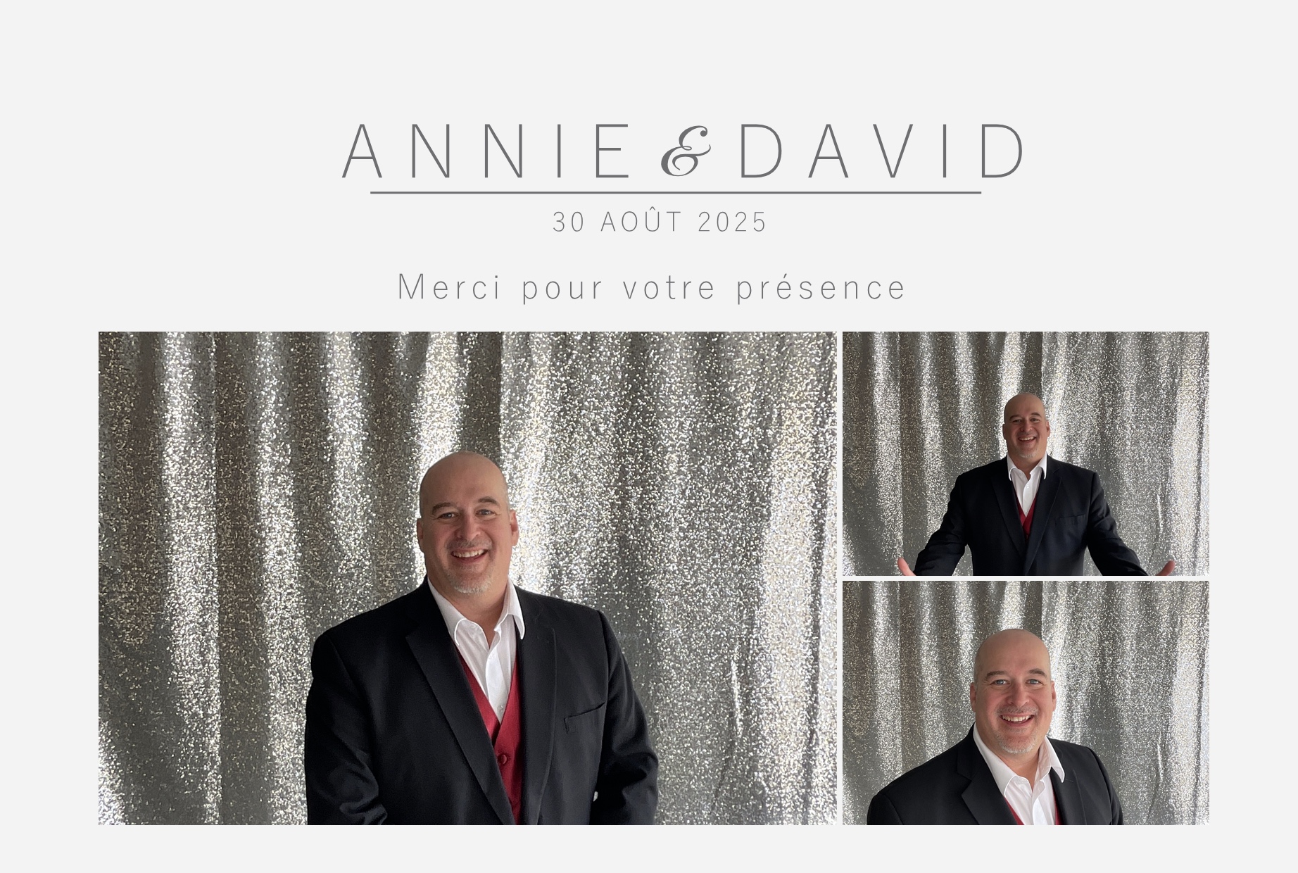 Mariage de Annie & David  | View more photos from the event at album.pbooth.red/u/Photobooth-RED/Mariage-de-Annie-David