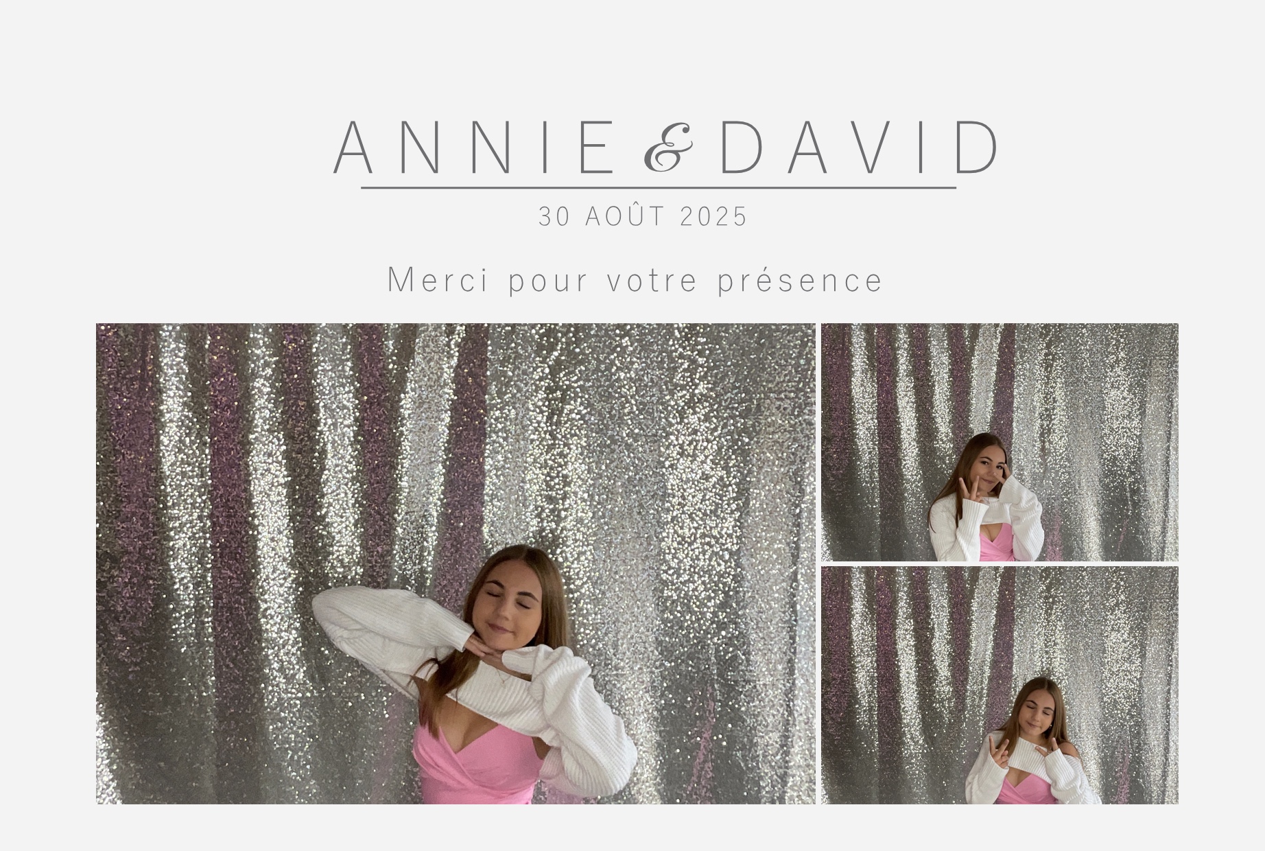 Mariage de Annie & David  | View more photos from the event at album.pbooth.red/u/Photobooth-RED/Mariage-de-Annie-David