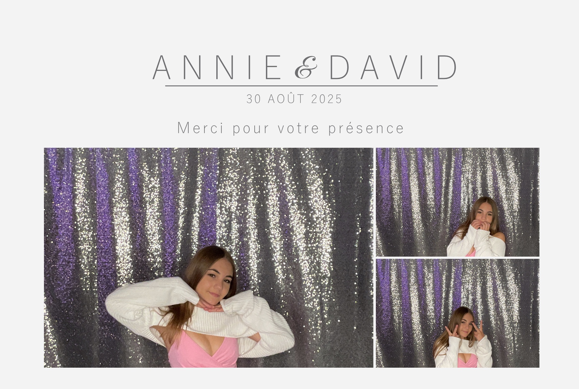 Mariage de Annie & David  | View more photos from the event at album.pbooth.red/u/Photobooth-RED/Mariage-de-Annie-David