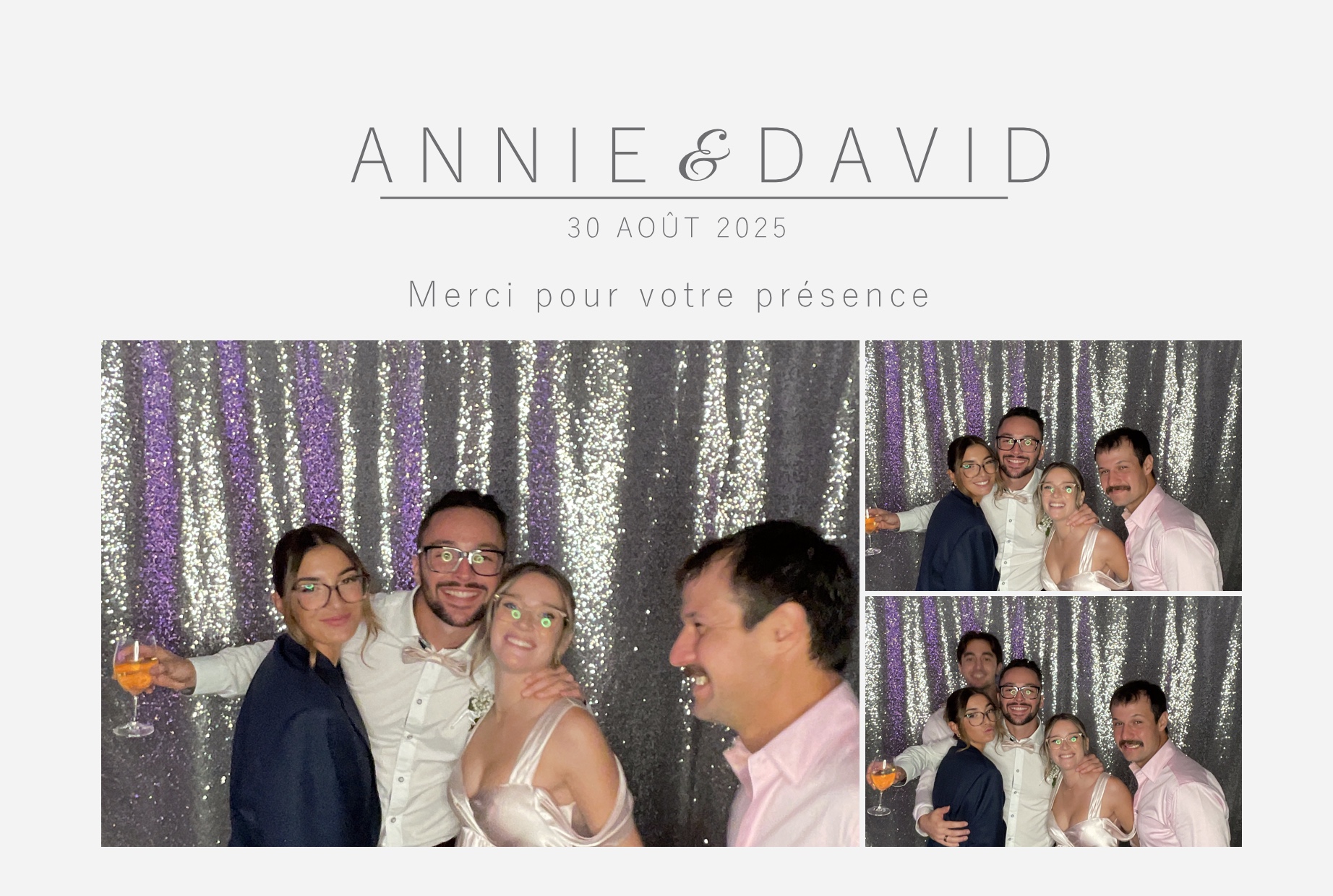 Mariage de Annie & David  | View more photos from the event at album.pbooth.red/u/Photobooth-RED/Mariage-de-Annie-David