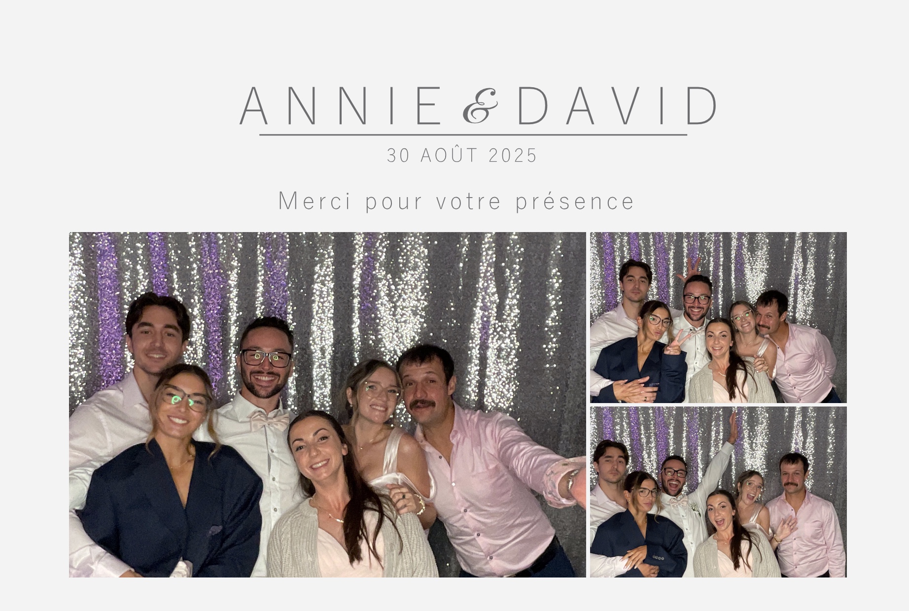 Mariage de Annie & David  | View more photos from the event at album.pbooth.red/u/Photobooth-RED/Mariage-de-Annie-David