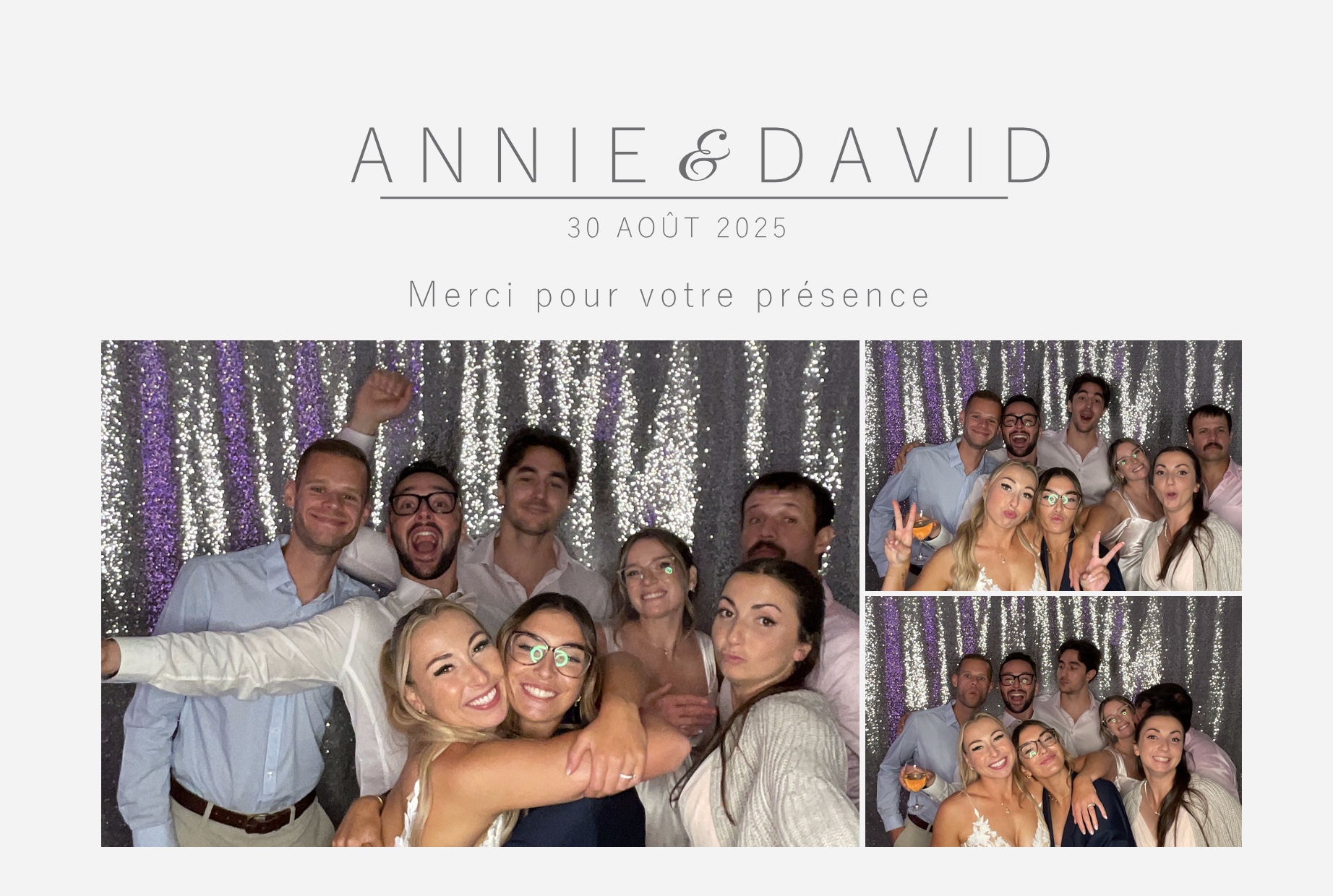 Mariage de Annie & David  | View more photos from the event at album.pbooth.red/u/Photobooth-RED/Mariage-de-Annie-David