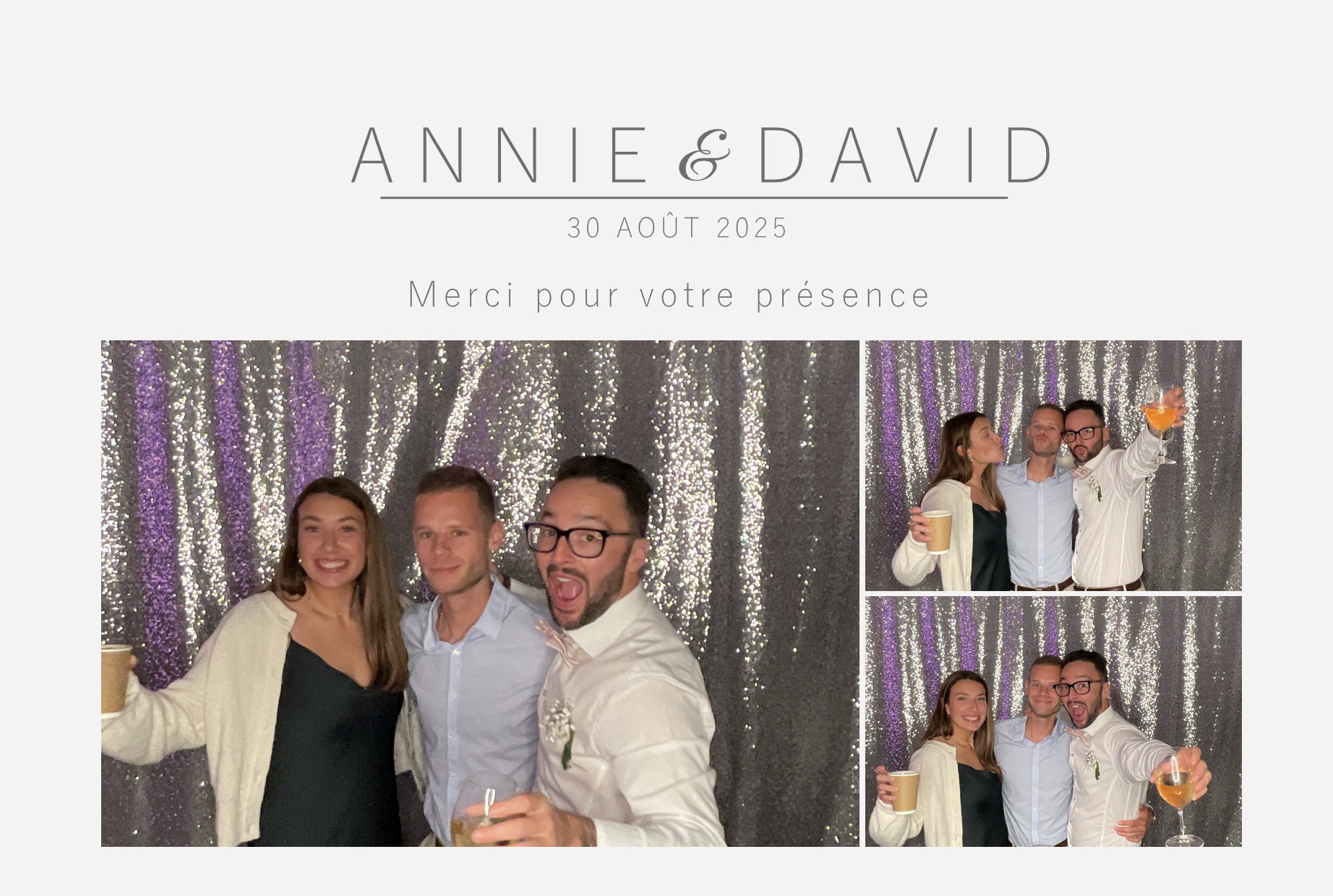 Mariage de Annie & David  | View more photos from the event at album.pbooth.red/u/Photobooth-RED/Mariage-de-Annie-David