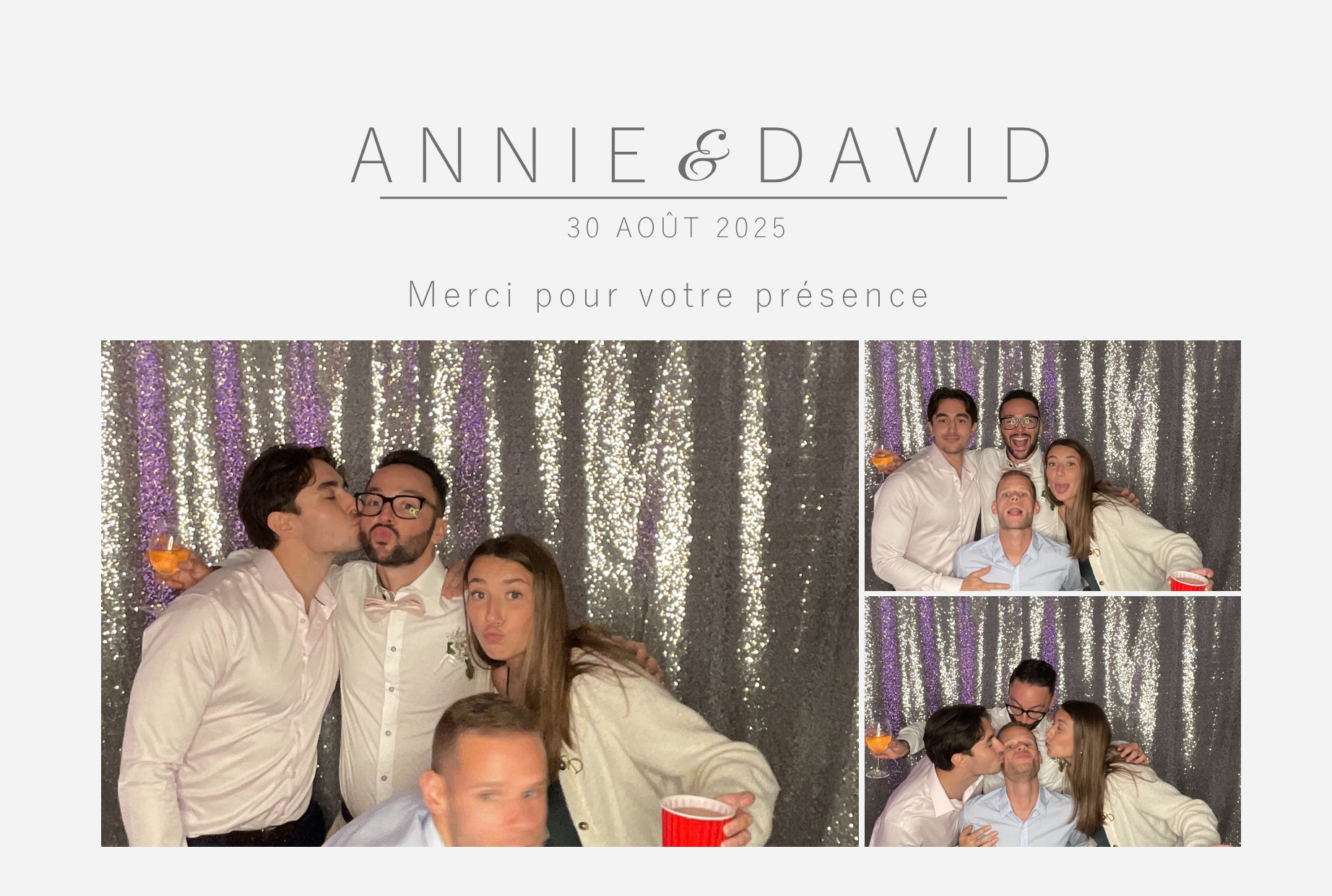 Mariage de Annie & David  | View more photos from the event at album.pbooth.red/u/Photobooth-RED/Mariage-de-Annie-David