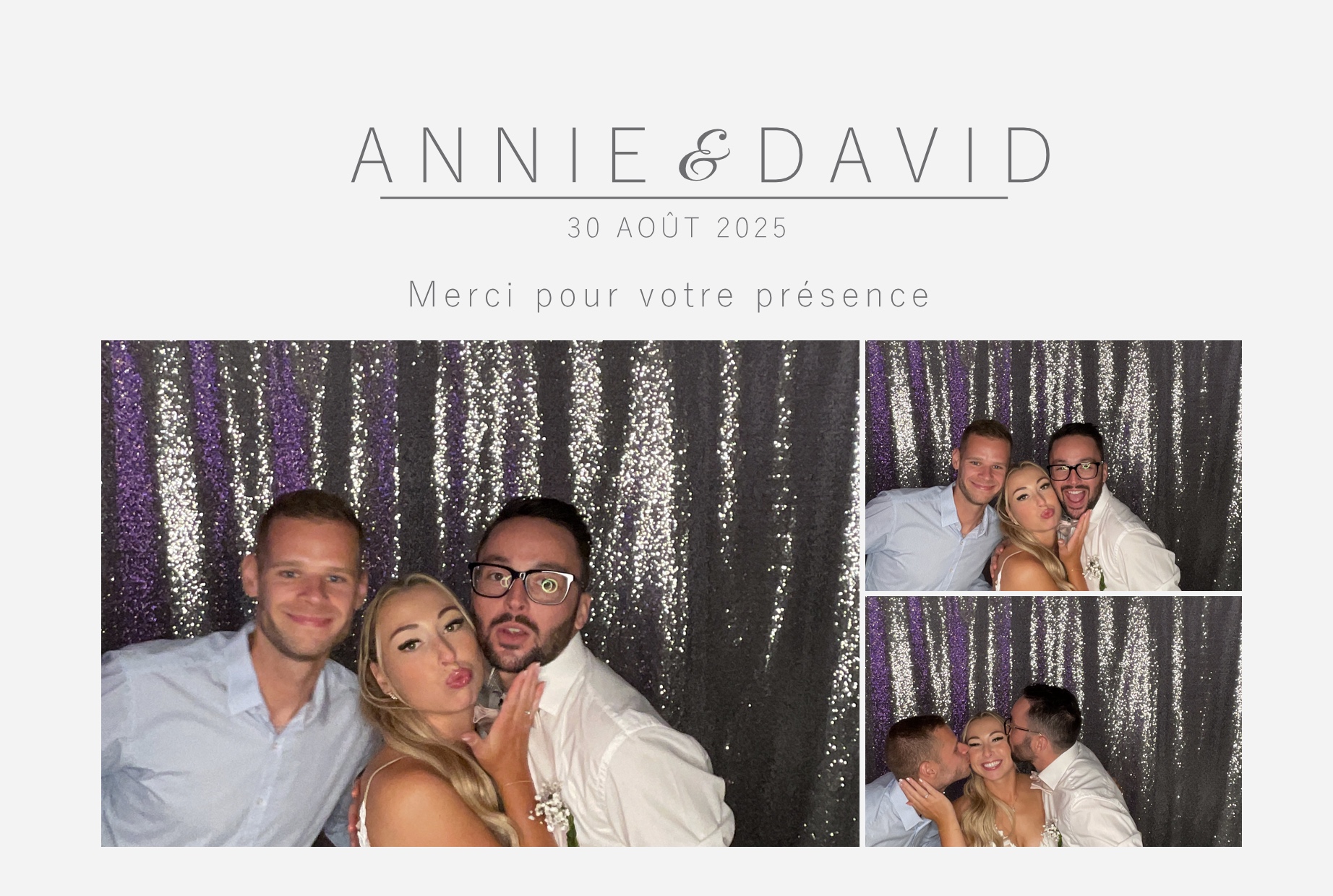 Mariage de Annie & David  | View more photos from the event at album.pbooth.red/u/Photobooth-RED/Mariage-de-Annie-David