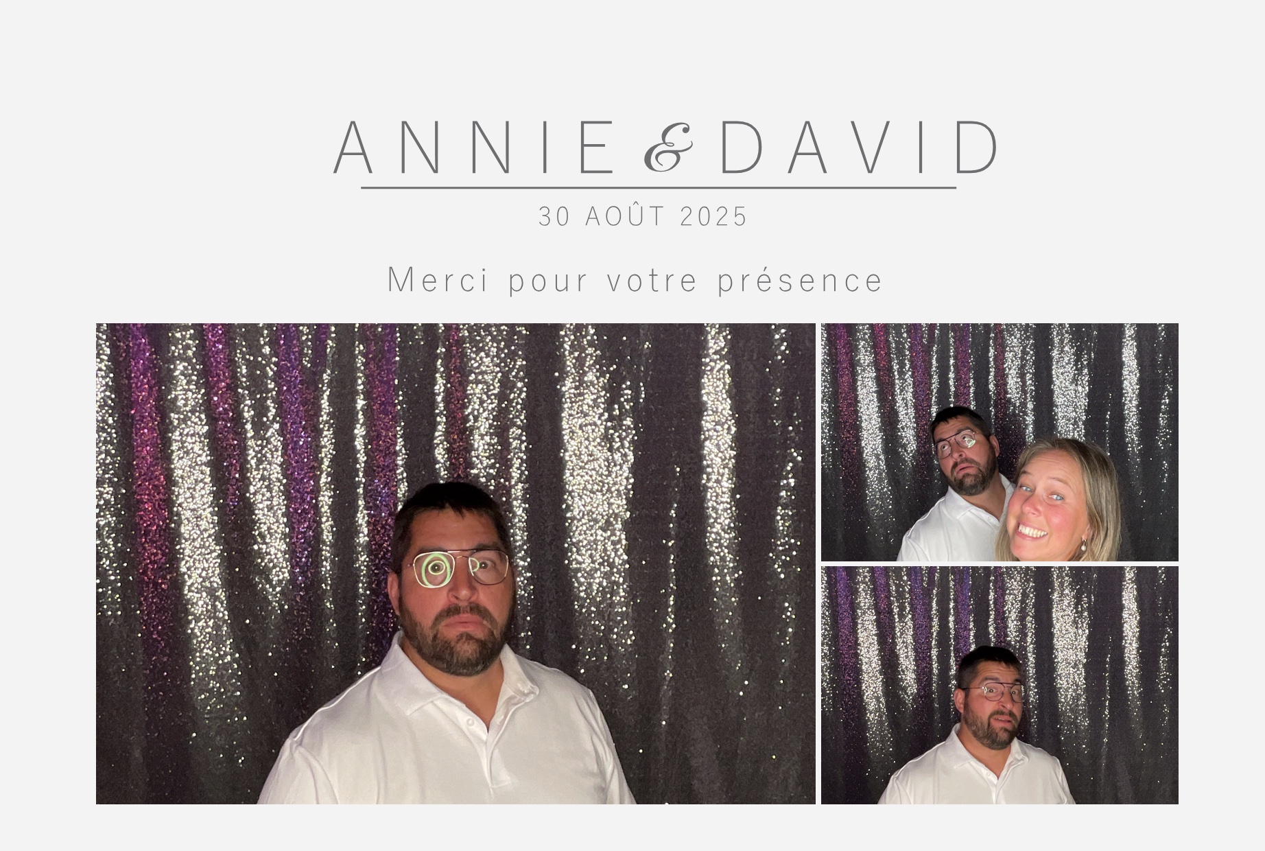 Mariage de Annie & David  | View more photos from the event at album.pbooth.red/u/Photobooth-RED/Mariage-de-Annie-David