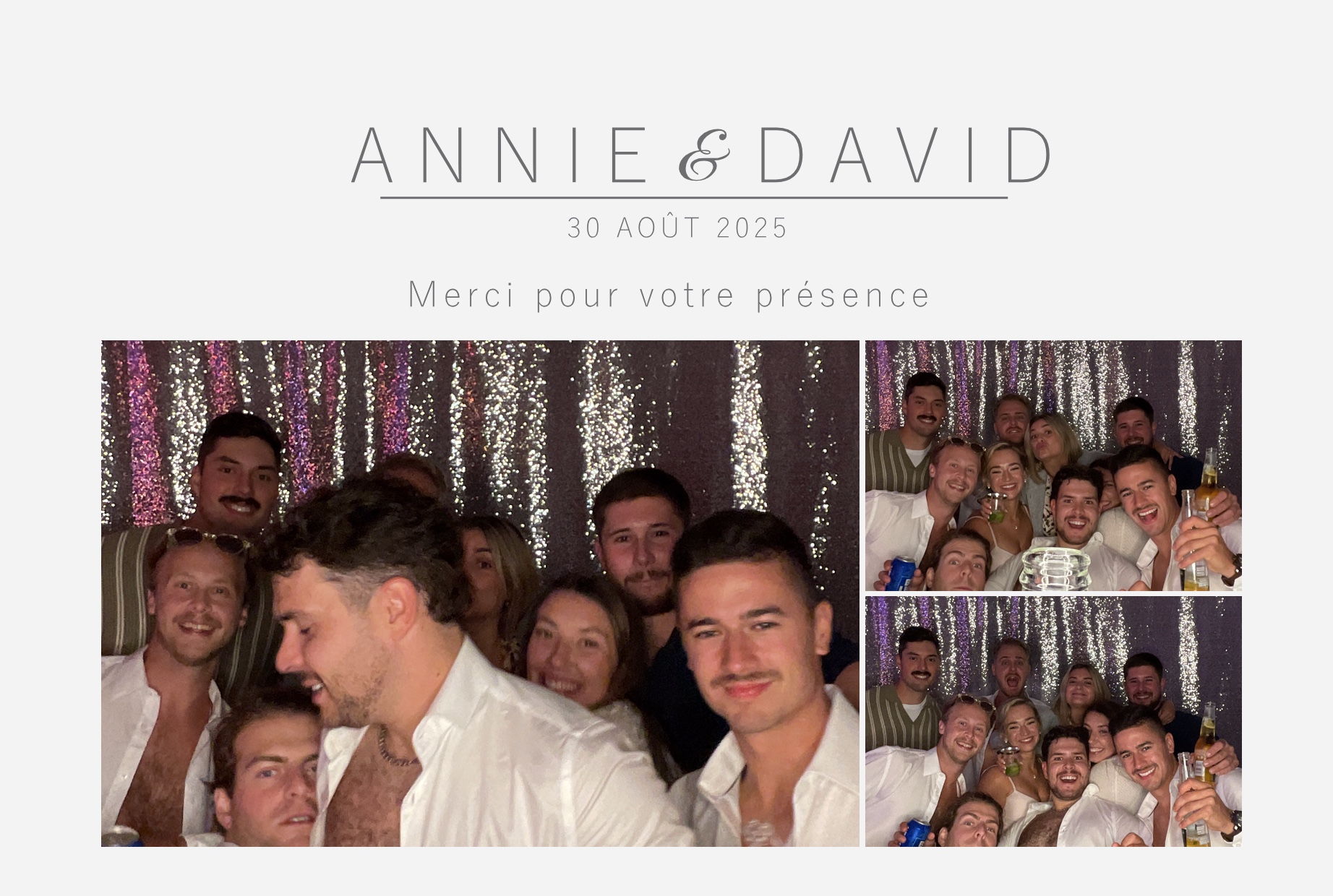 Mariage de Annie & David  | View more photos from the event at album.pbooth.red/u/Photobooth-RED/Mariage-de-Annie-David