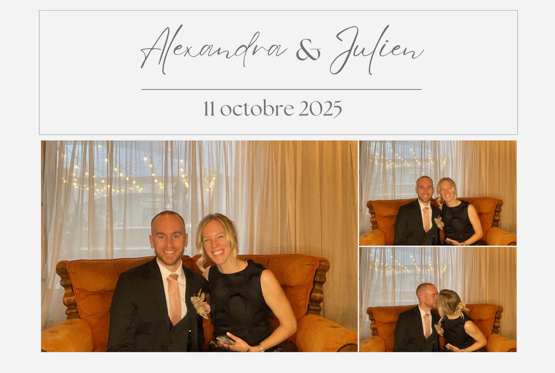 Mariage de Julien et Alexandra  | View more photos from the event at album.pbooth.red/u/Photobooth-RED/Mariage-de-Julien-et-Alexandra