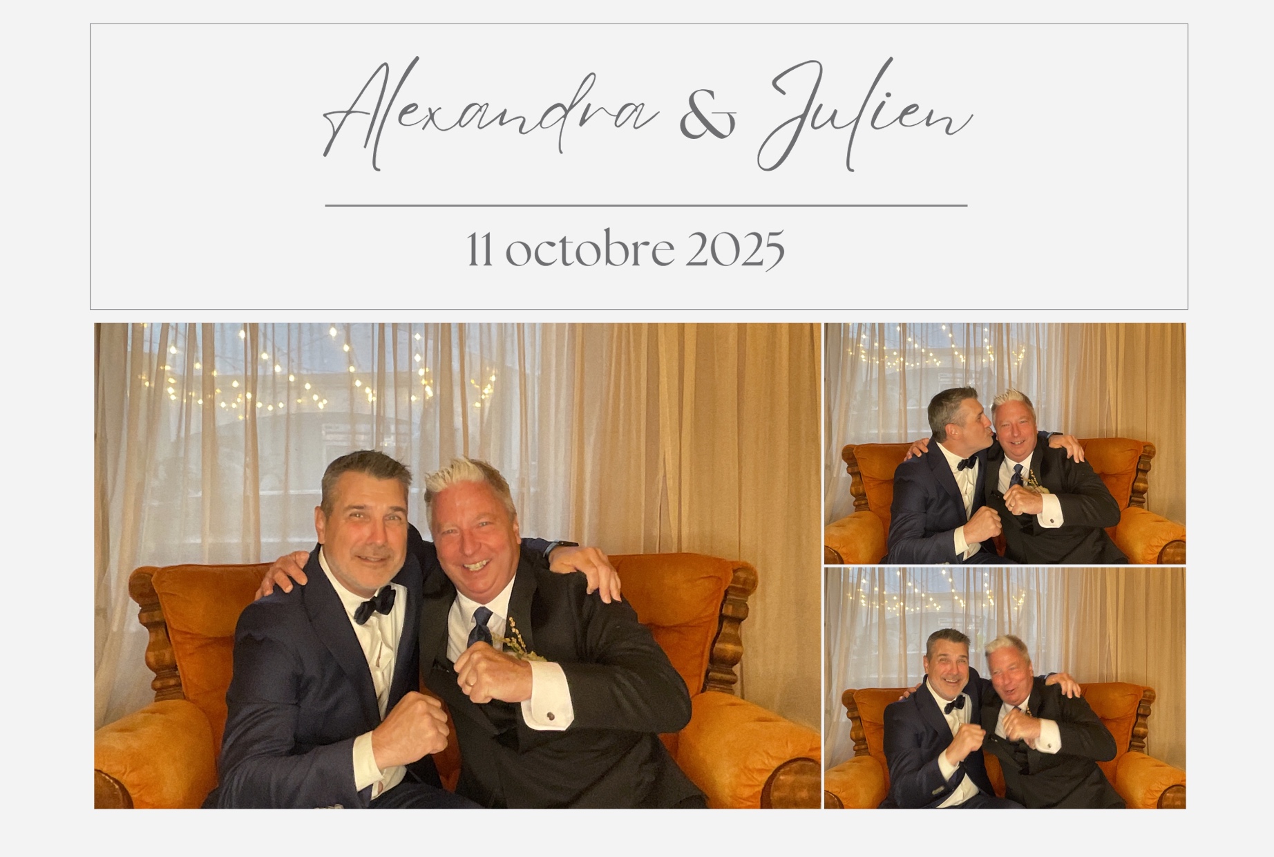 Mariage de Julien et Alexandra  | View more photos from the event at album.pbooth.red/u/Photobooth-RED/Mariage-de-Julien-et-Alexandra