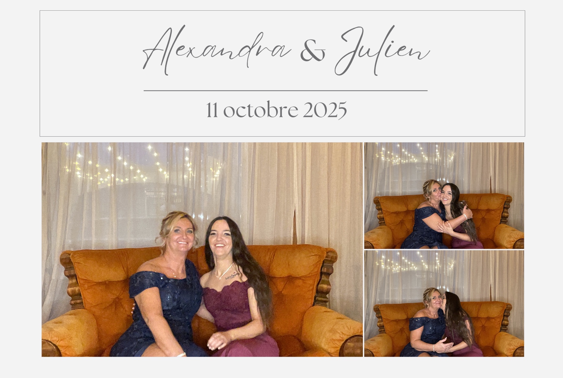 Mariage de Julien et Alexandra  | View more photos from the event at album.pbooth.red/u/Photobooth-RED/Mariage-de-Julien-et-Alexandra