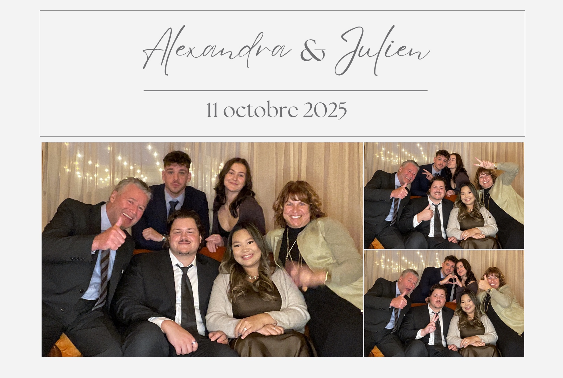 Mariage de Julien et Alexandra  | View more photos from the event at album.pbooth.red/u/Photobooth-RED/Mariage-de-Julien-et-Alexandra