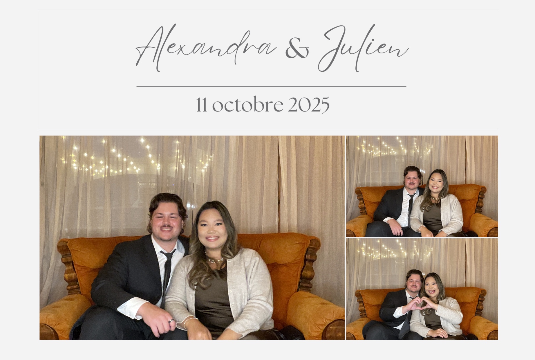 Mariage de Julien et Alexandra  | View more photos from the event at album.pbooth.red/u/Photobooth-RED/Mariage-de-Julien-et-Alexandra