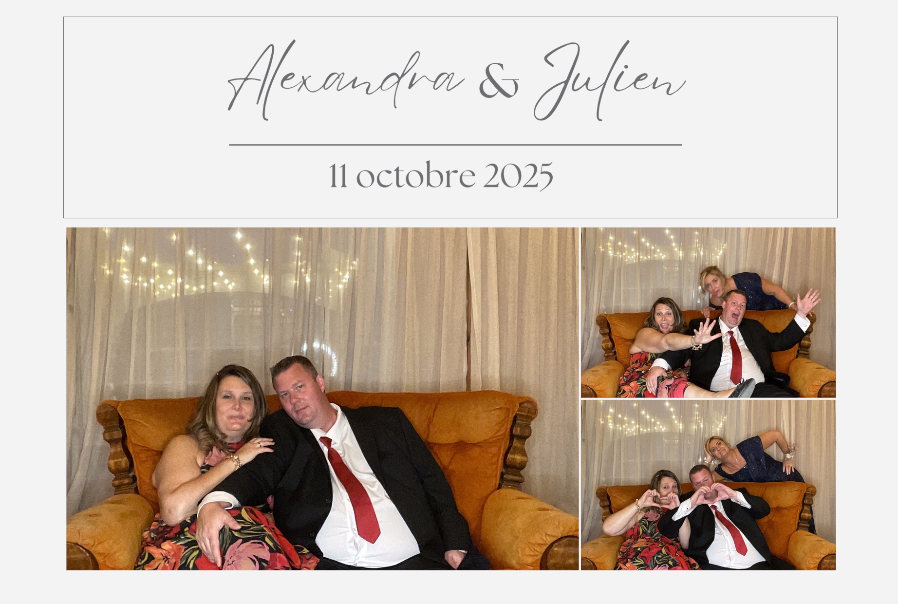 Mariage de Julien et Alexandra  | View more photos from the event at album.pbooth.red/u/Photobooth-RED/Mariage-de-Julien-et-Alexandra