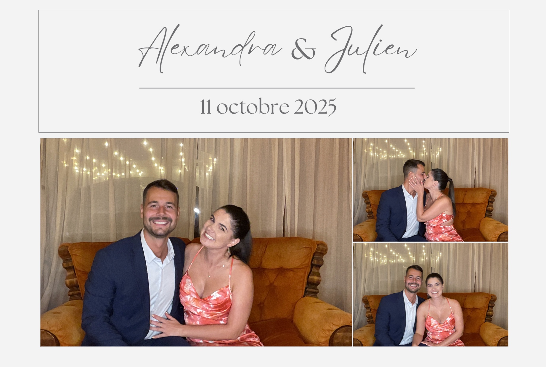 Mariage de Julien et Alexandra  | View more photos from the event at album.pbooth.red/u/Photobooth-RED/Mariage-de-Julien-et-Alexandra