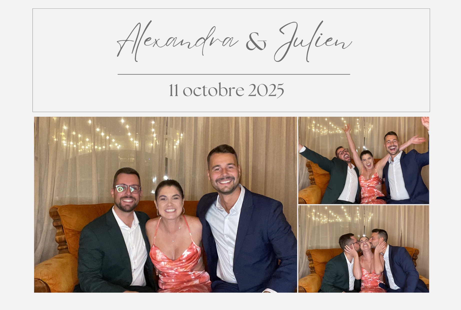 Mariage de Julien et Alexandra  | View more photos from the event at album.pbooth.red/u/Photobooth-RED/Mariage-de-Julien-et-Alexandra