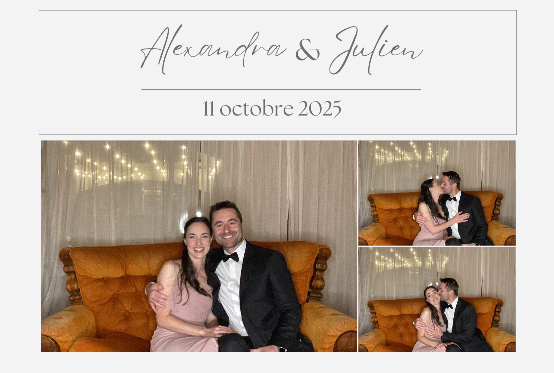 Mariage de Julien et Alexandra  | View more photos from the event at album.pbooth.red/u/Photobooth-RED/Mariage-de-Julien-et-Alexandra