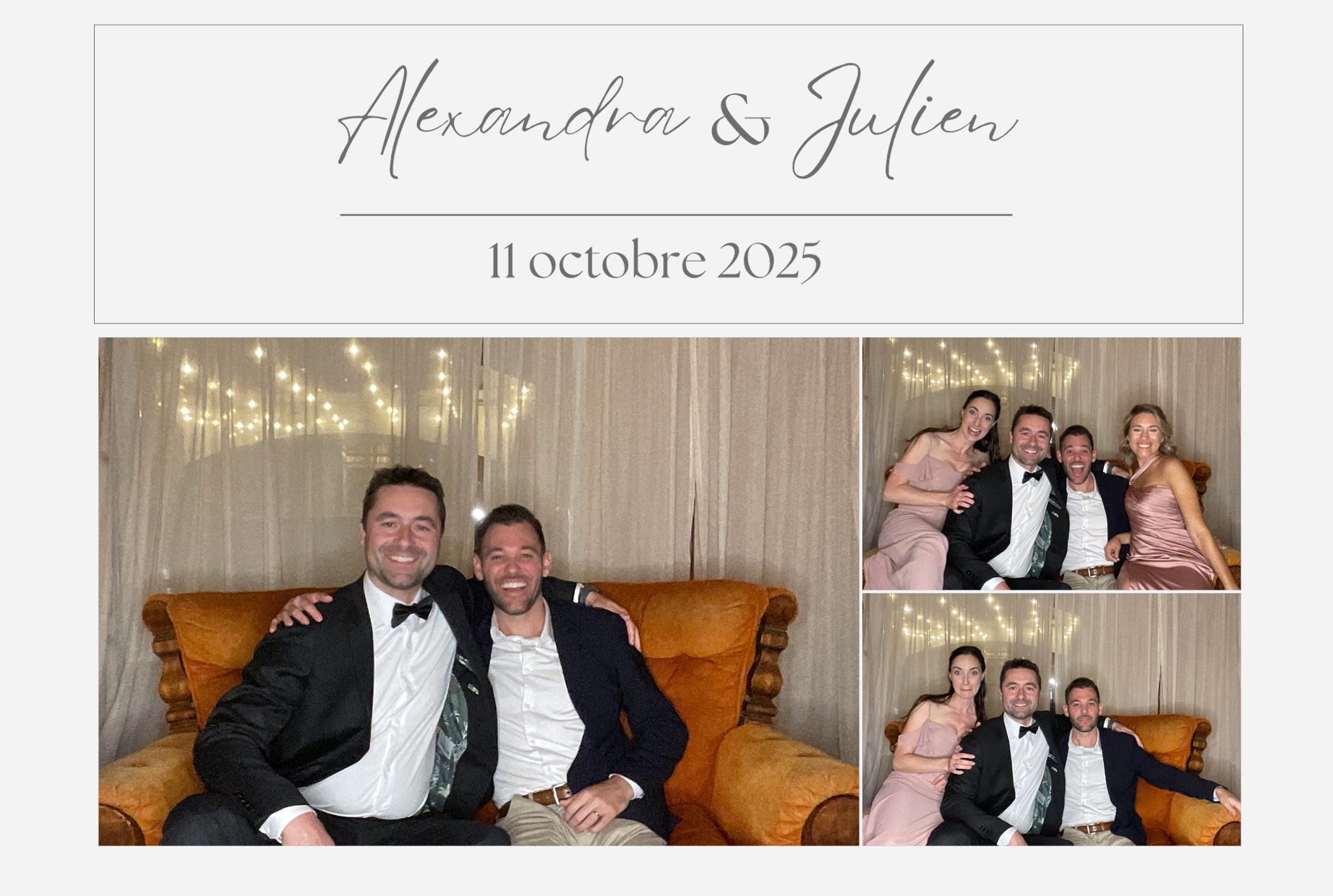 Mariage de Julien et Alexandra  | View more photos from the event at album.pbooth.red/u/Photobooth-RED/Mariage-de-Julien-et-Alexandra