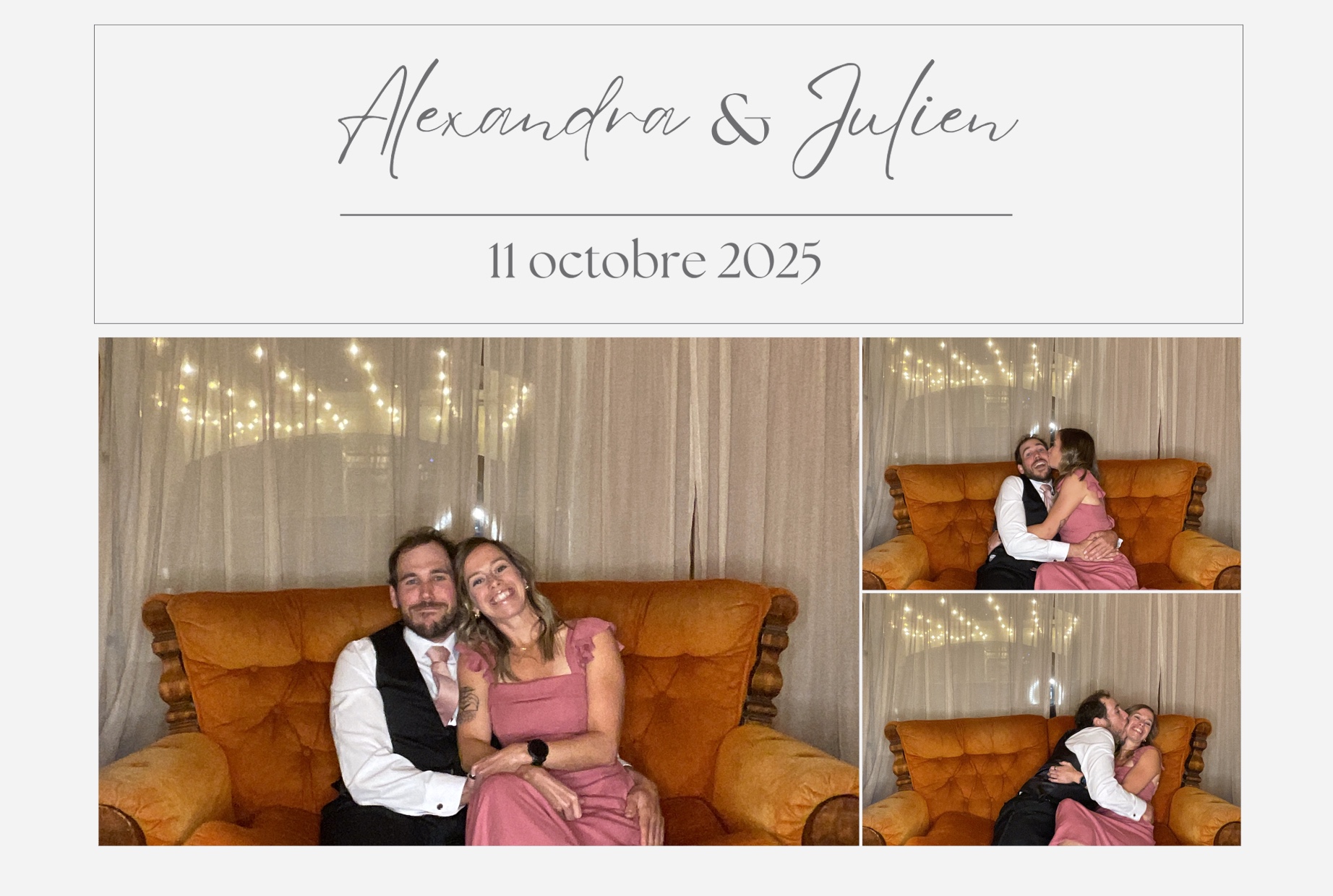 Mariage de Julien et Alexandra  | View more photos from the event at album.pbooth.red/u/Photobooth-RED/Mariage-de-Julien-et-Alexandra