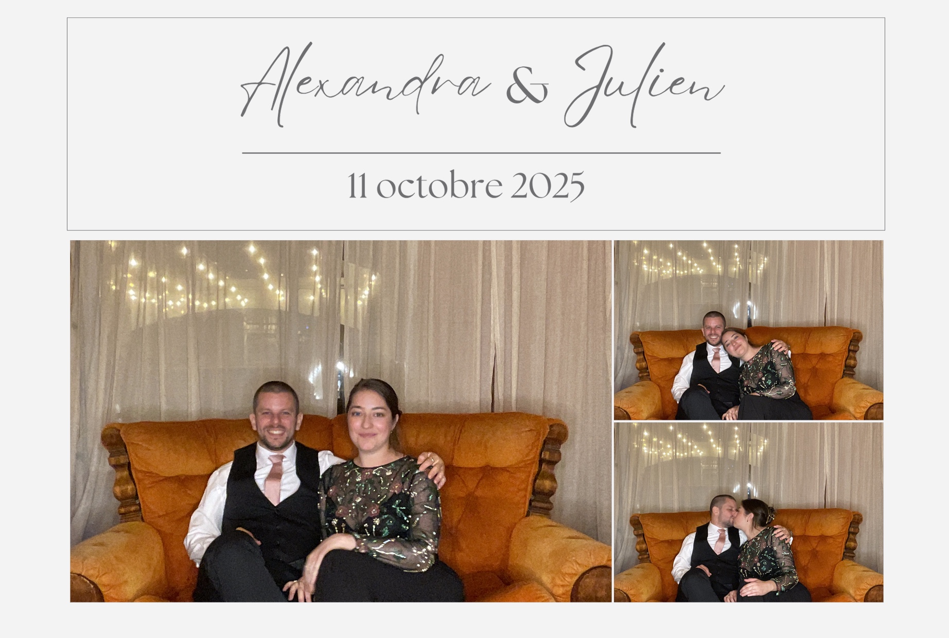 Mariage de Julien et Alexandra  | View more photos from the event at album.pbooth.red/u/Photobooth-RED/Mariage-de-Julien-et-Alexandra