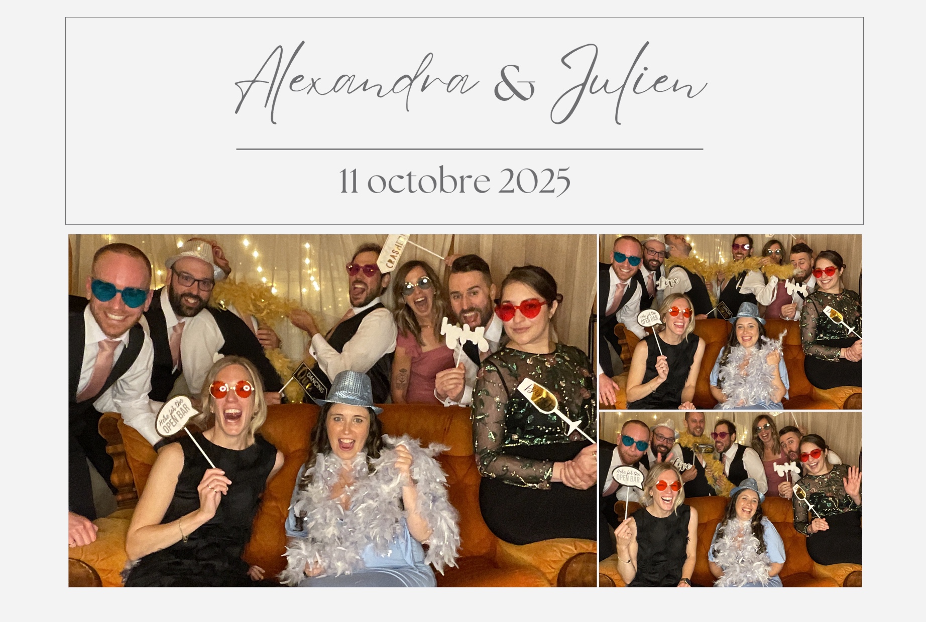 Mariage de Julien et Alexandra  | View more photos from the event at album.pbooth.red/u/Photobooth-RED/Mariage-de-Julien-et-Alexandra